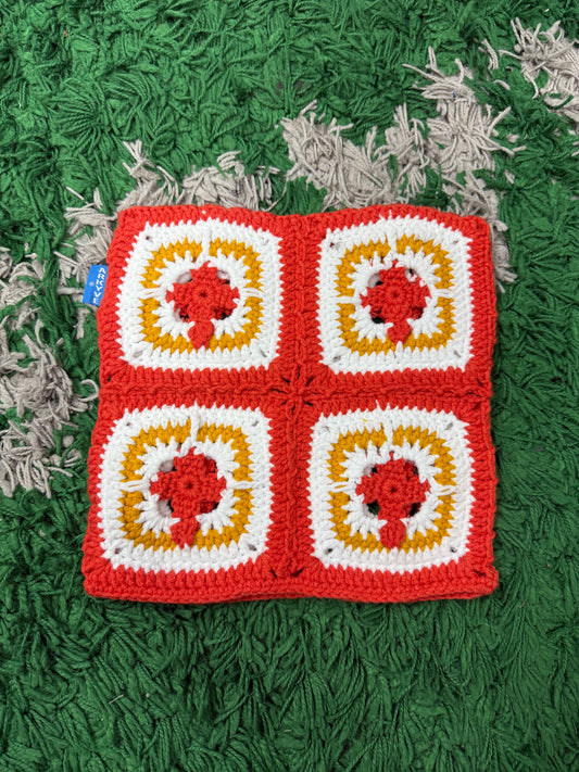 Arkyve Fiery Cross Crochet Cat Hat