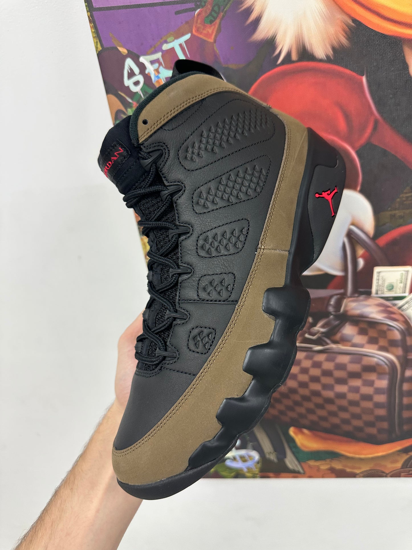 Jordan 9 Olive New