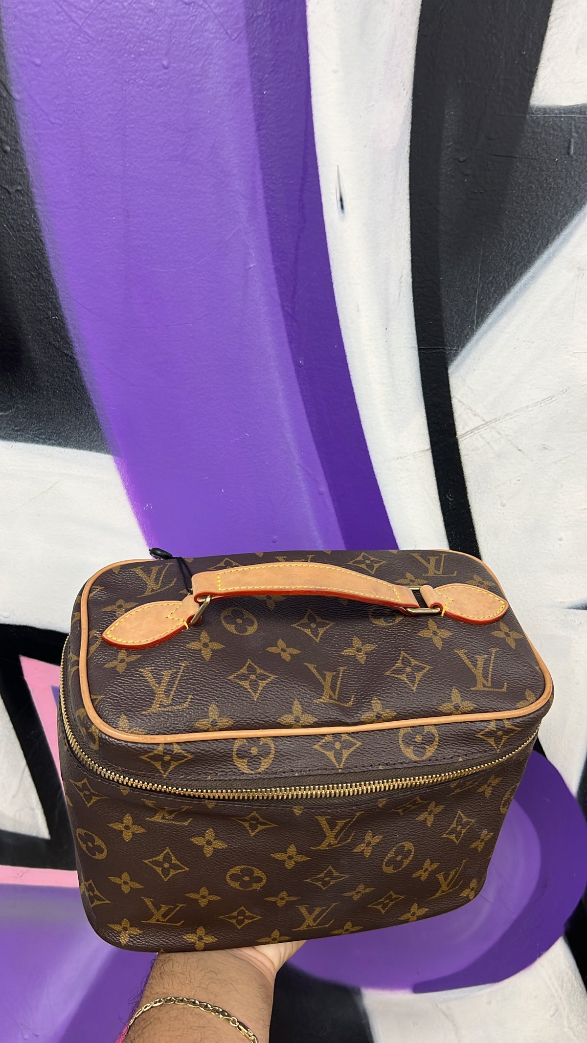 Louis Vuitton Brown Monogram Vanity Bag