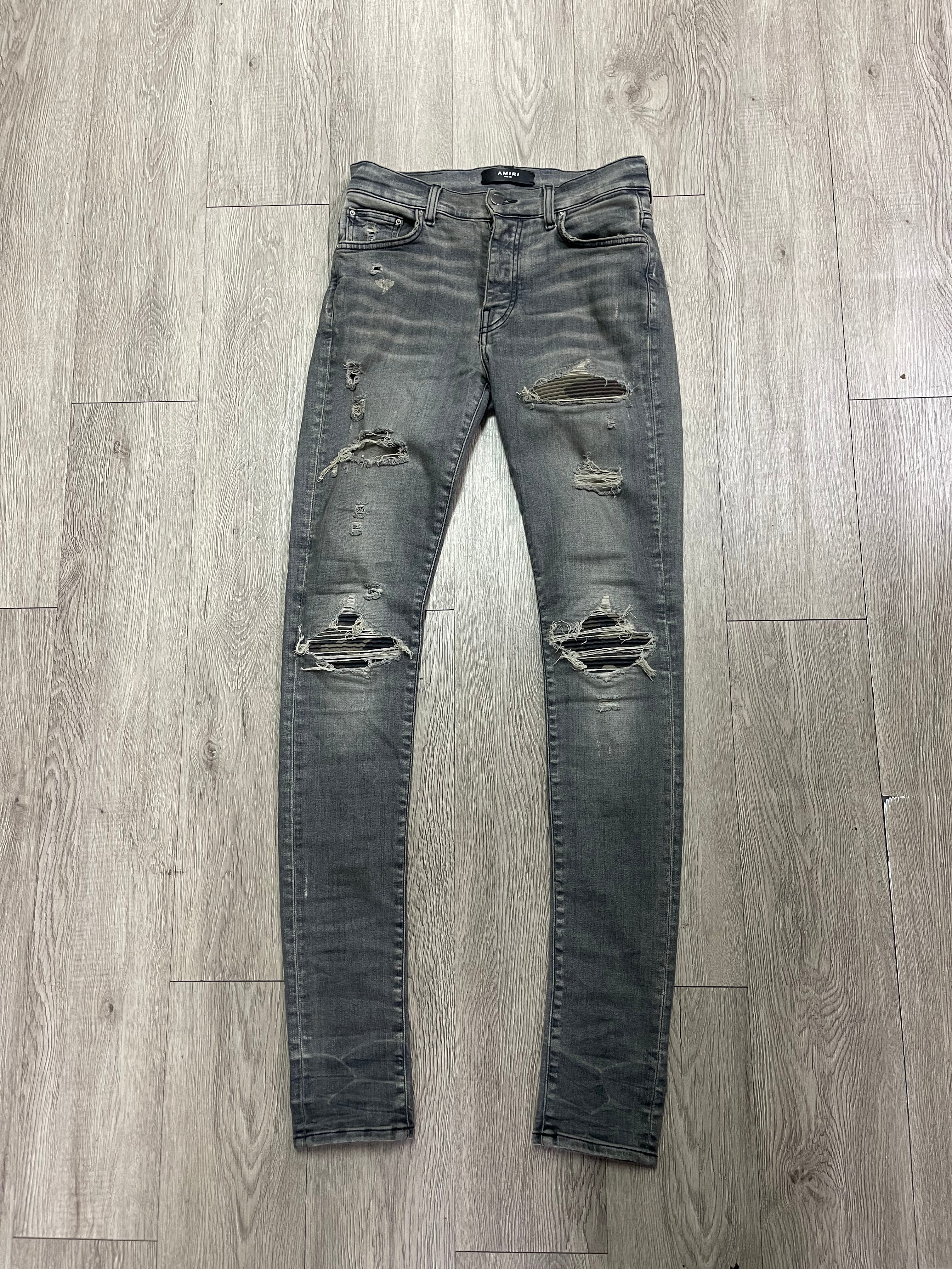 Amiri MX1 Grey Camo Jeans