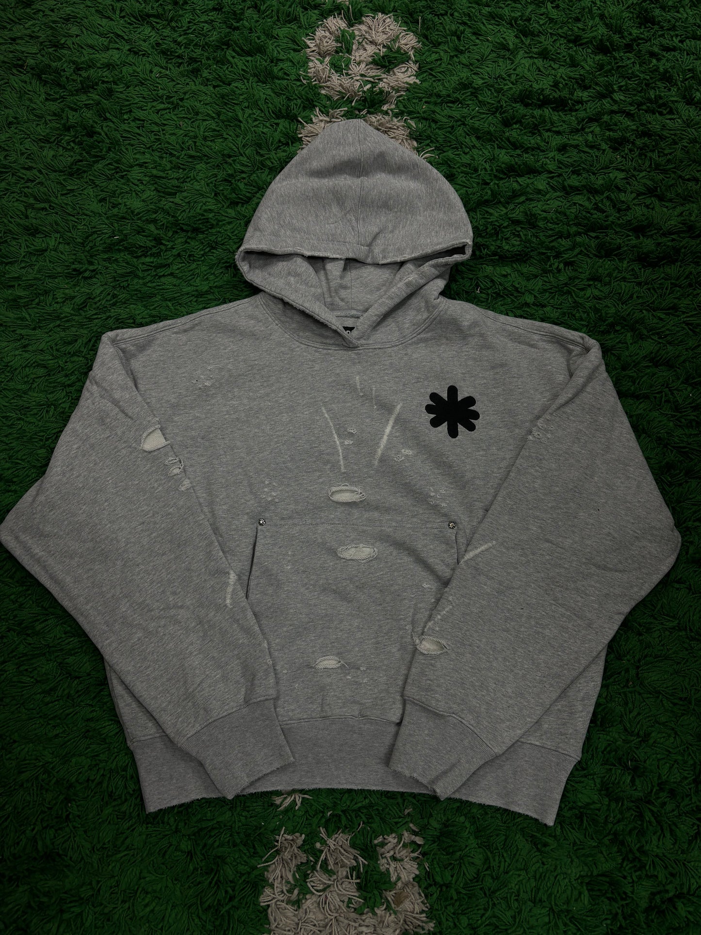 LostSHDWS Double Layered Hoodie Grey