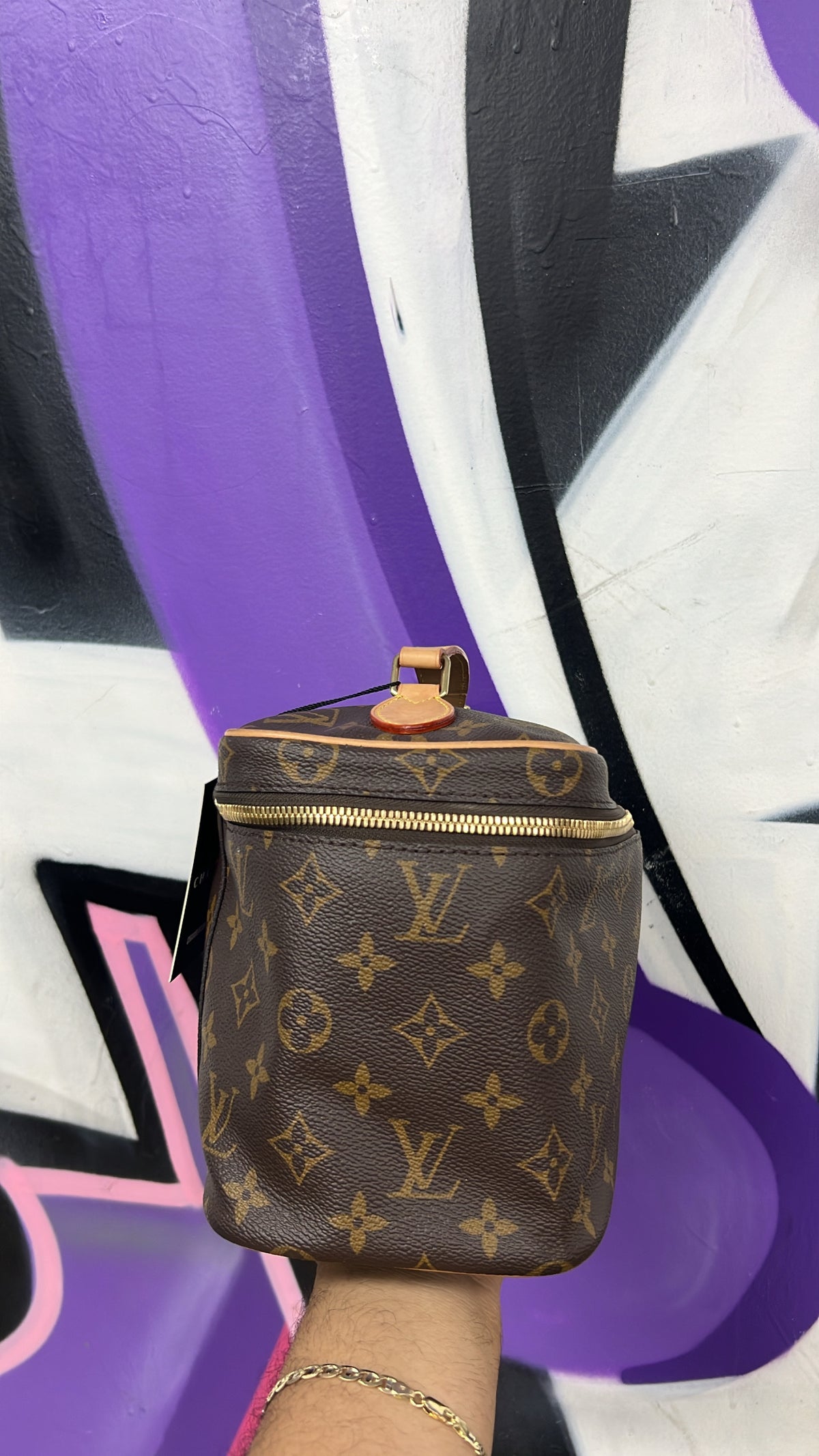 Louis Vuitton Brown Monogram Vanity Bag