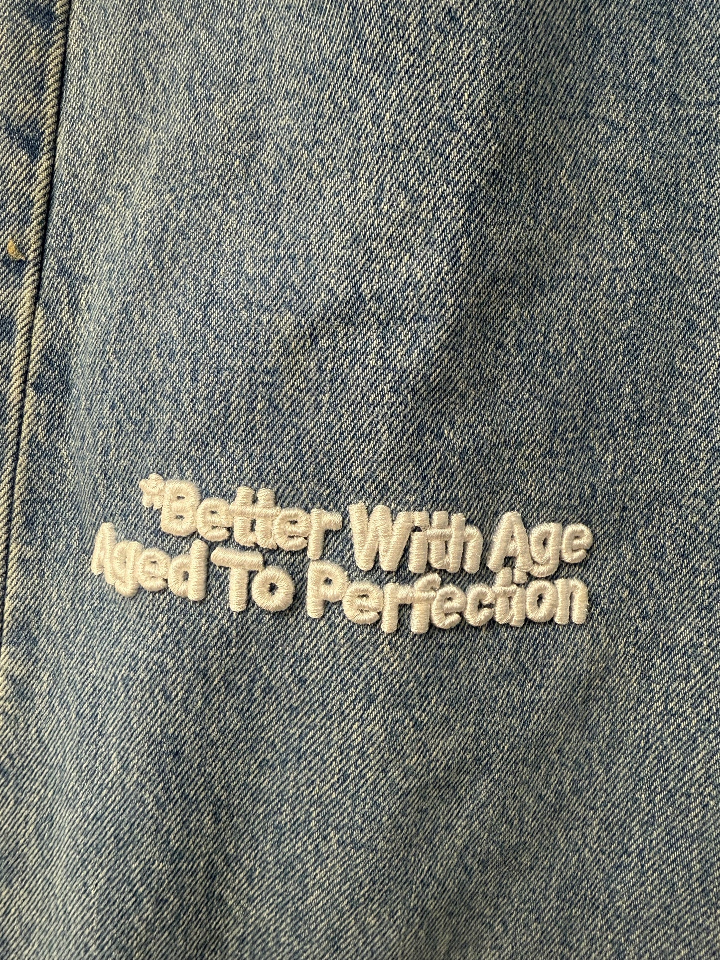 Better With Age Light Wash Andy Warhol Jeans  Used