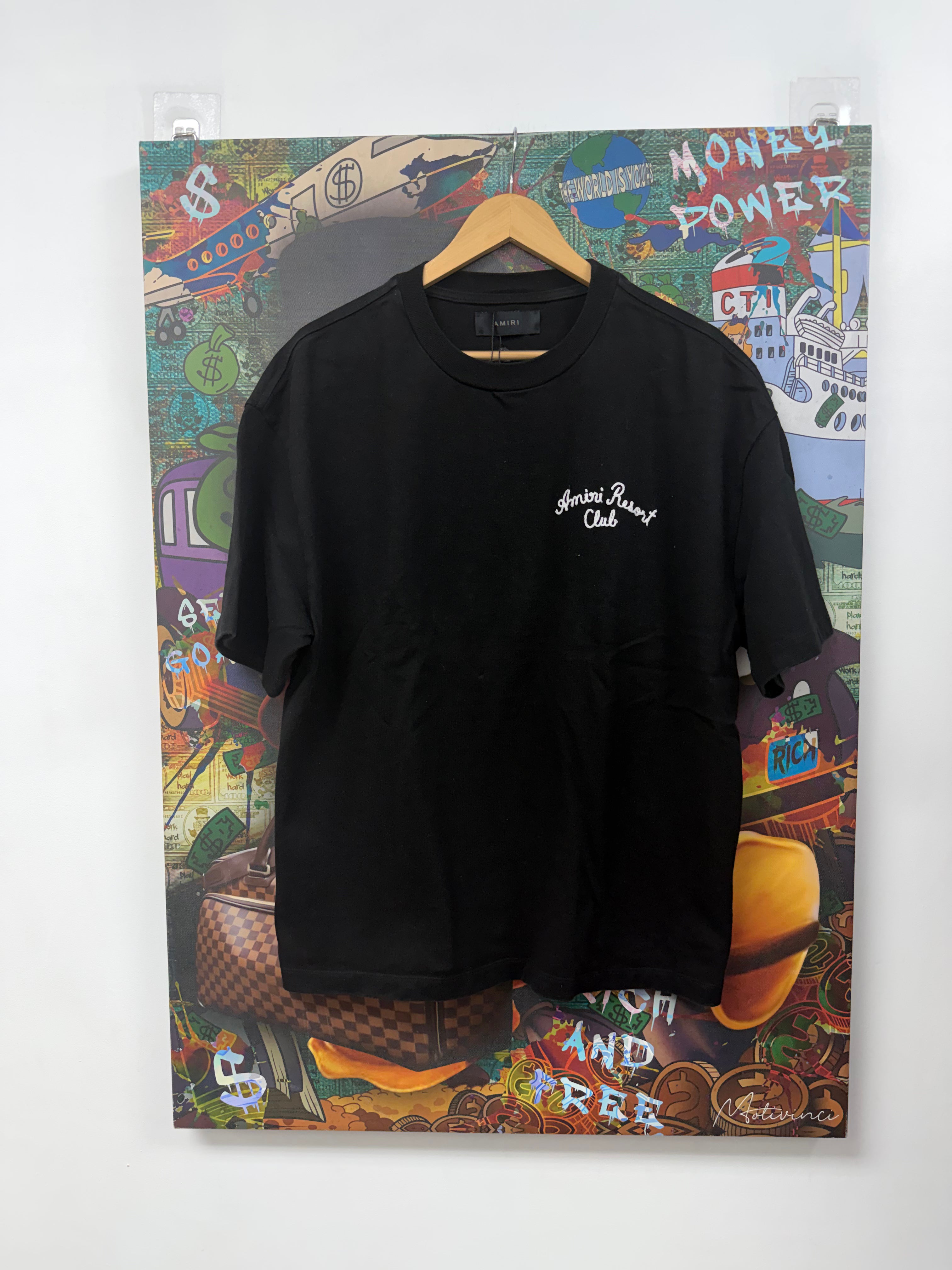 Amiri Black Resorts Club Tee