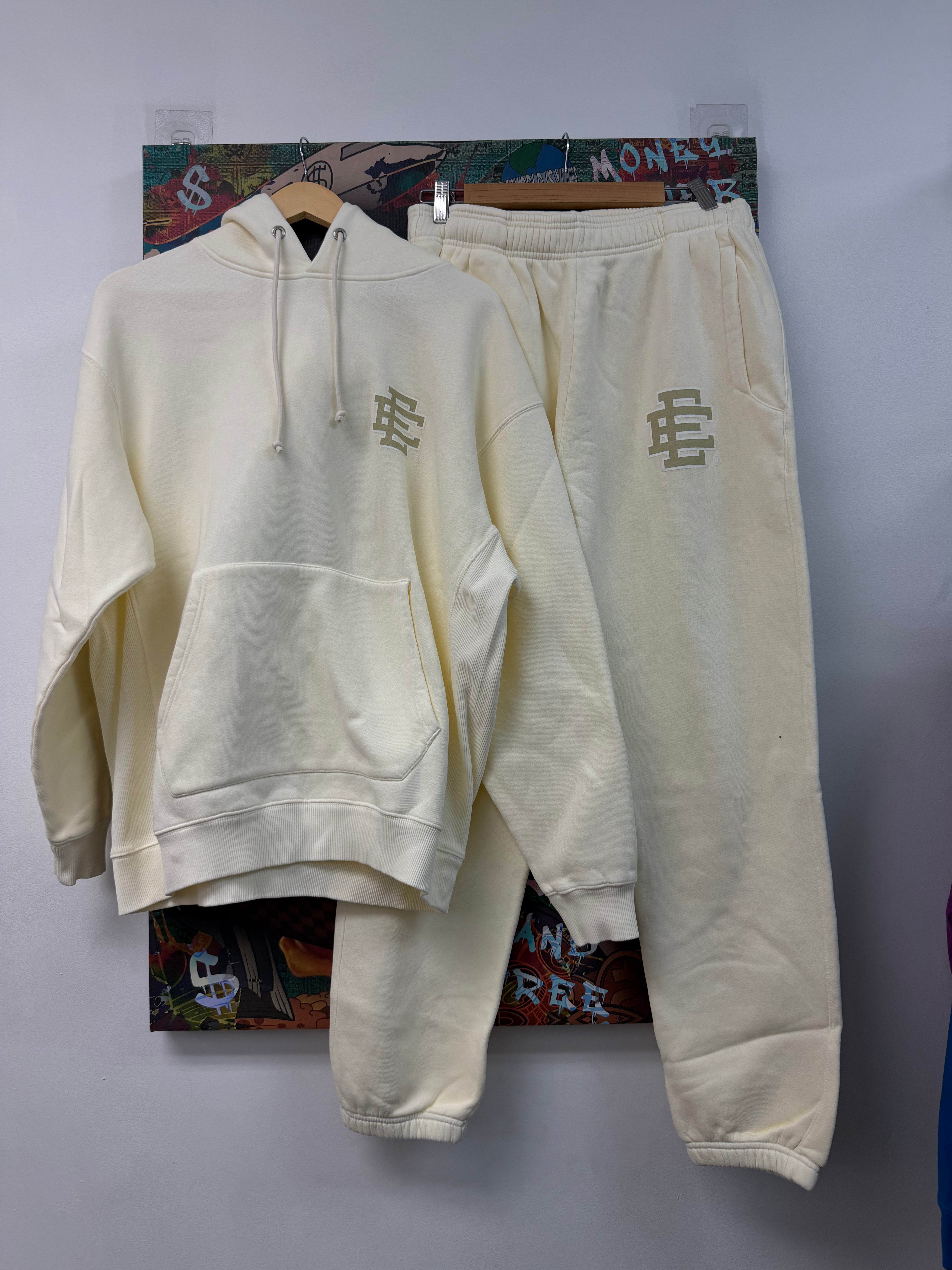 Eric Emanuel Cream Green Sweatsuit