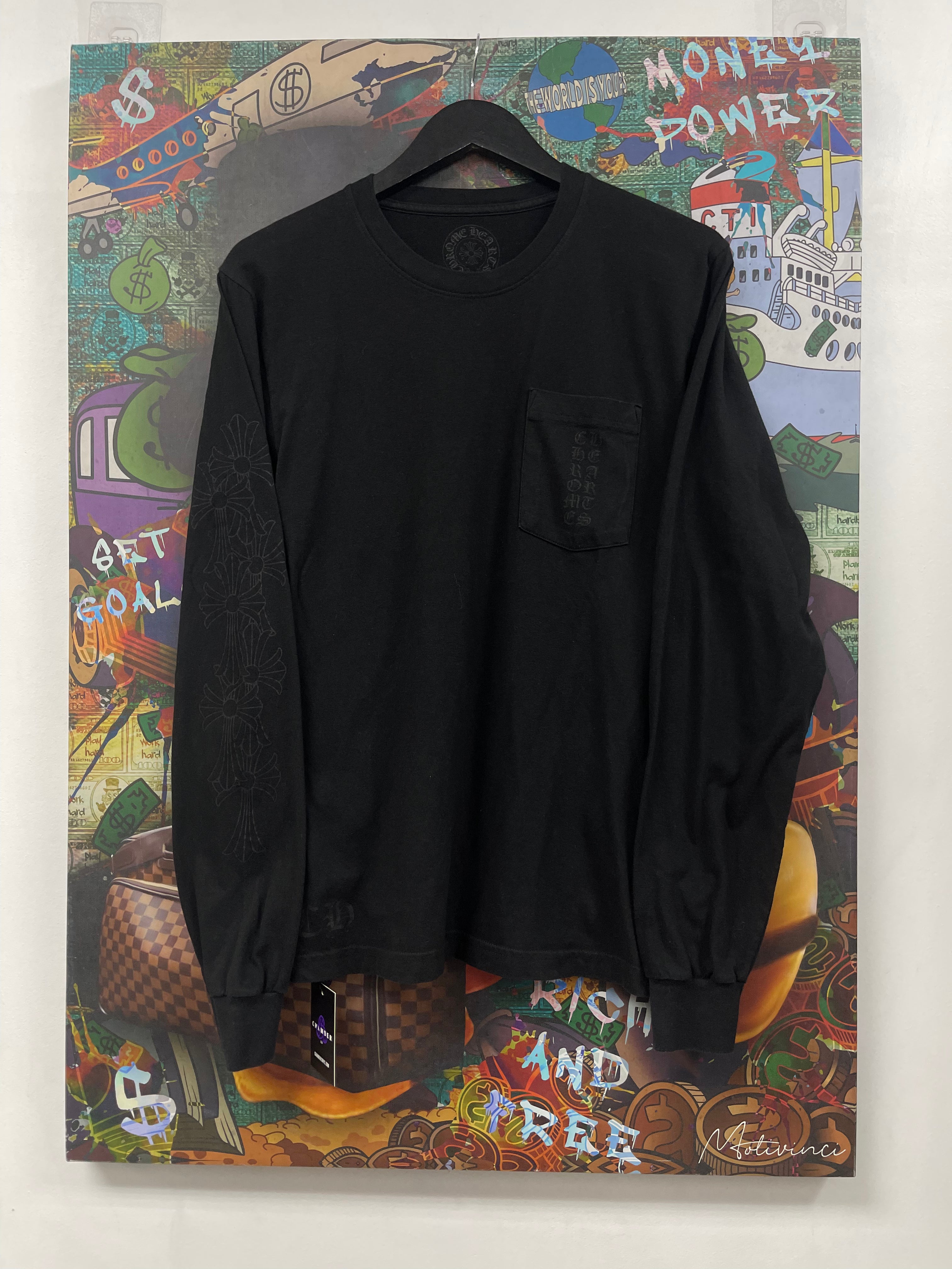 Chrome Hearts Black Miami Cemetery Long Sleeve