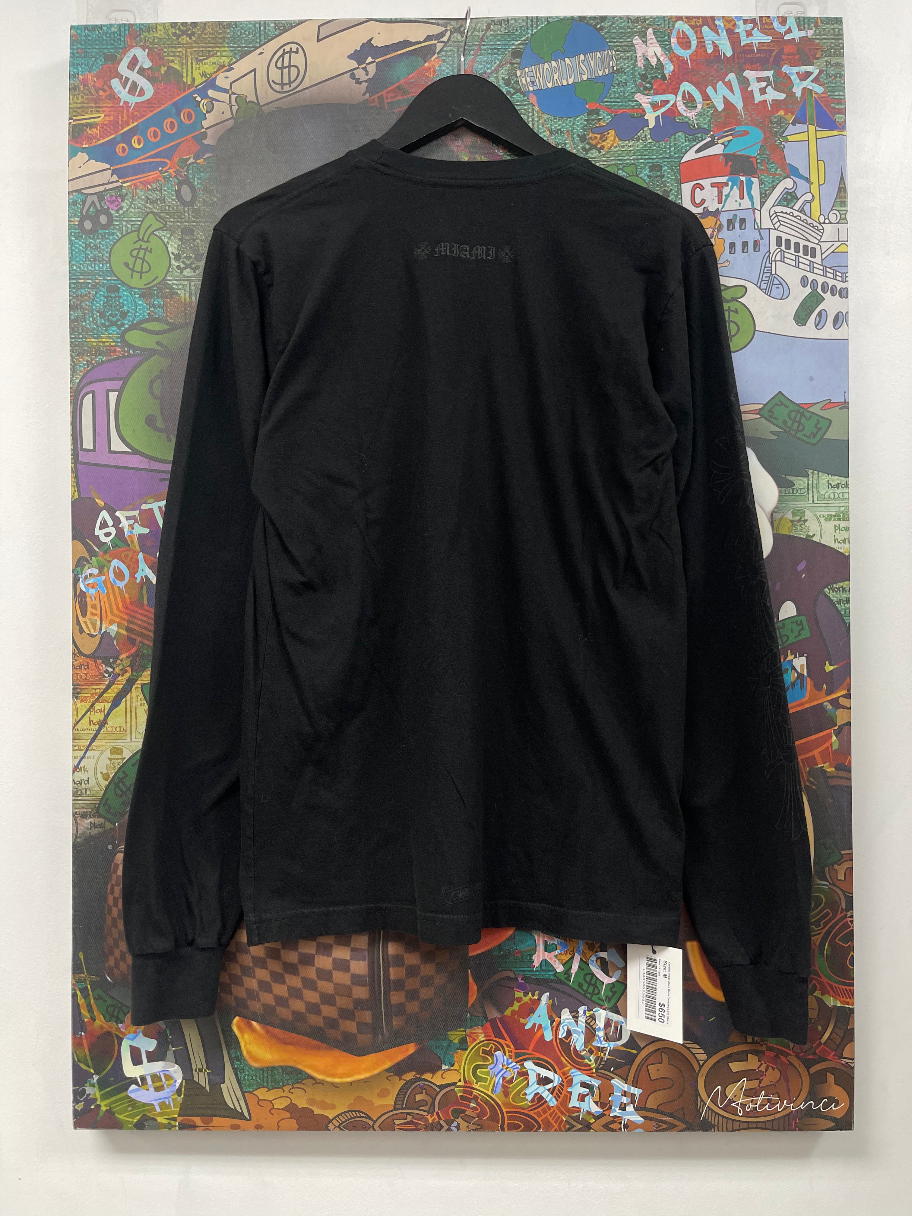 Chrome Hearts Black Miami Cemetery Long Sleeve