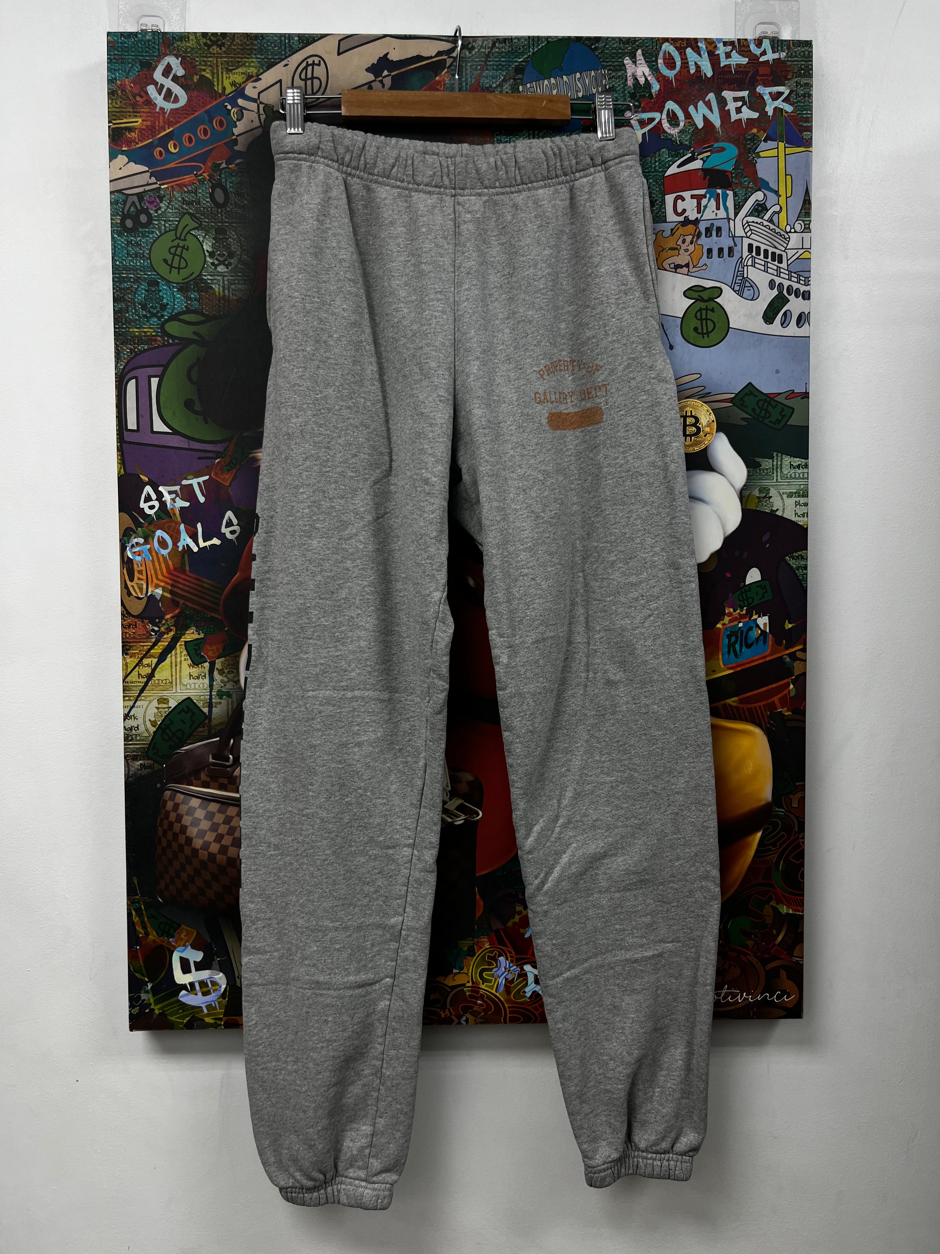 Gallery Dept Grey Orange Property Of Sweats
