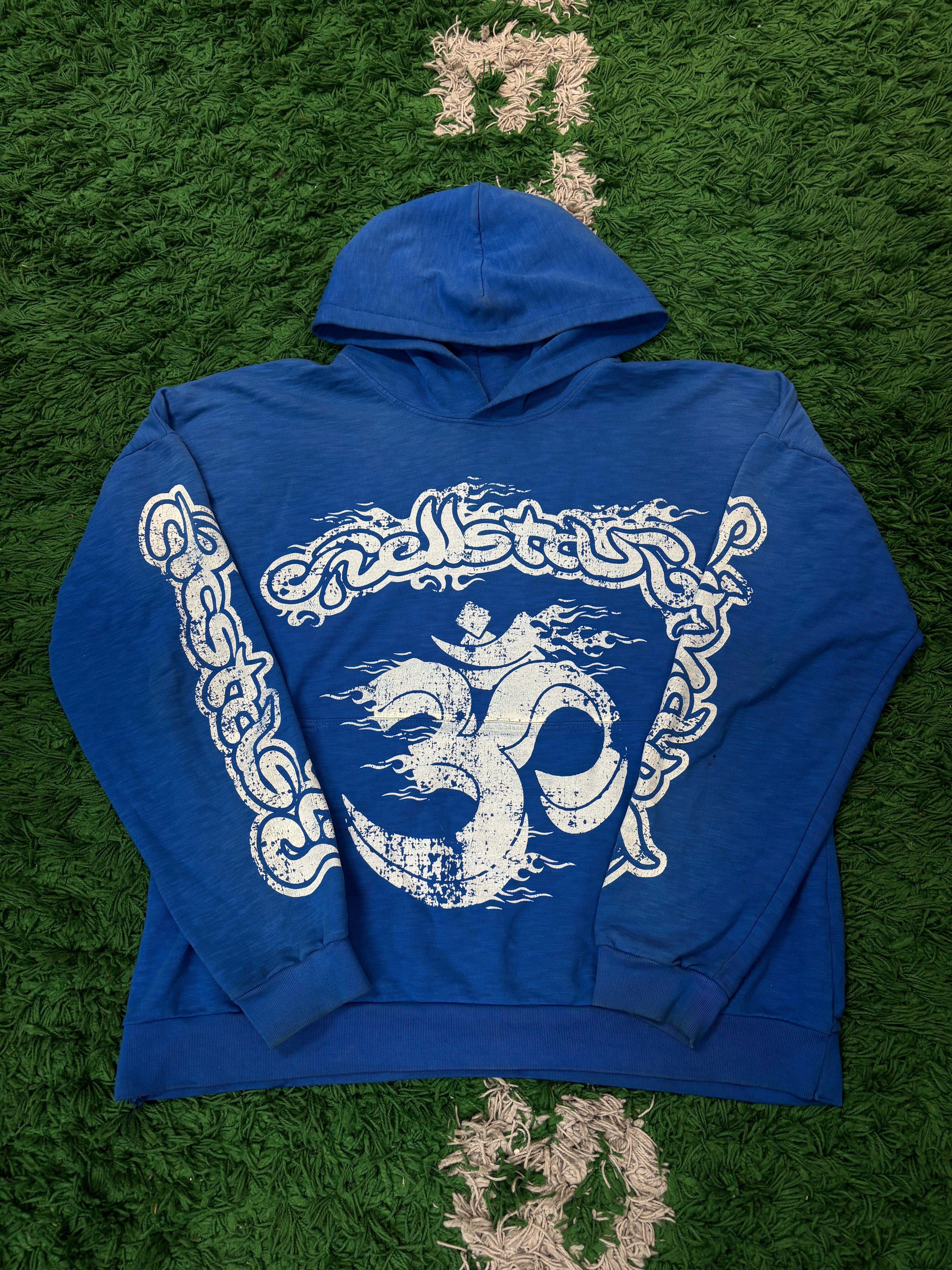 Hellstar Blue Yoga Hoodie  Used XXL