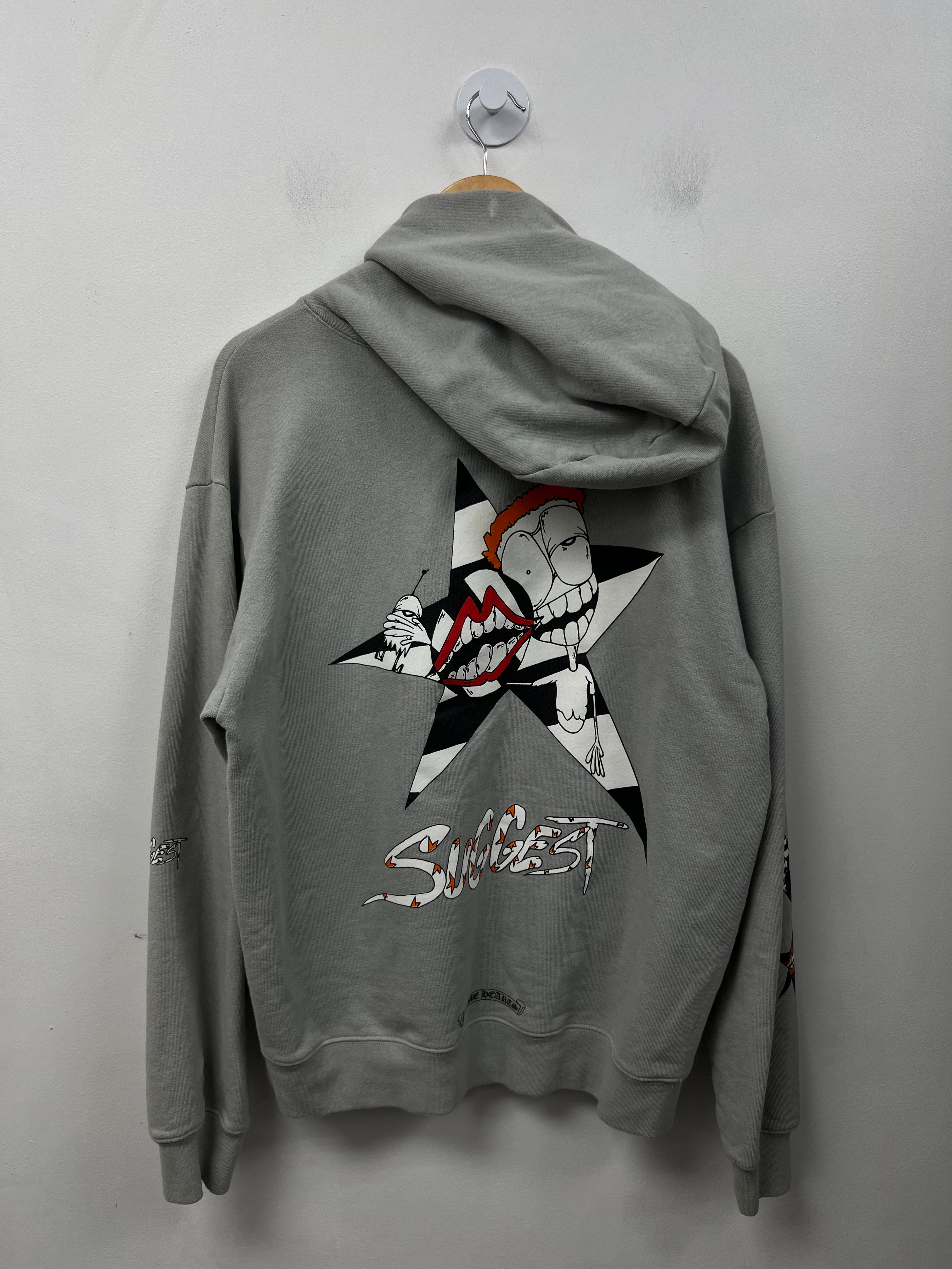 Chrome Hearts Matty Boy Grey Suggest Hoodie