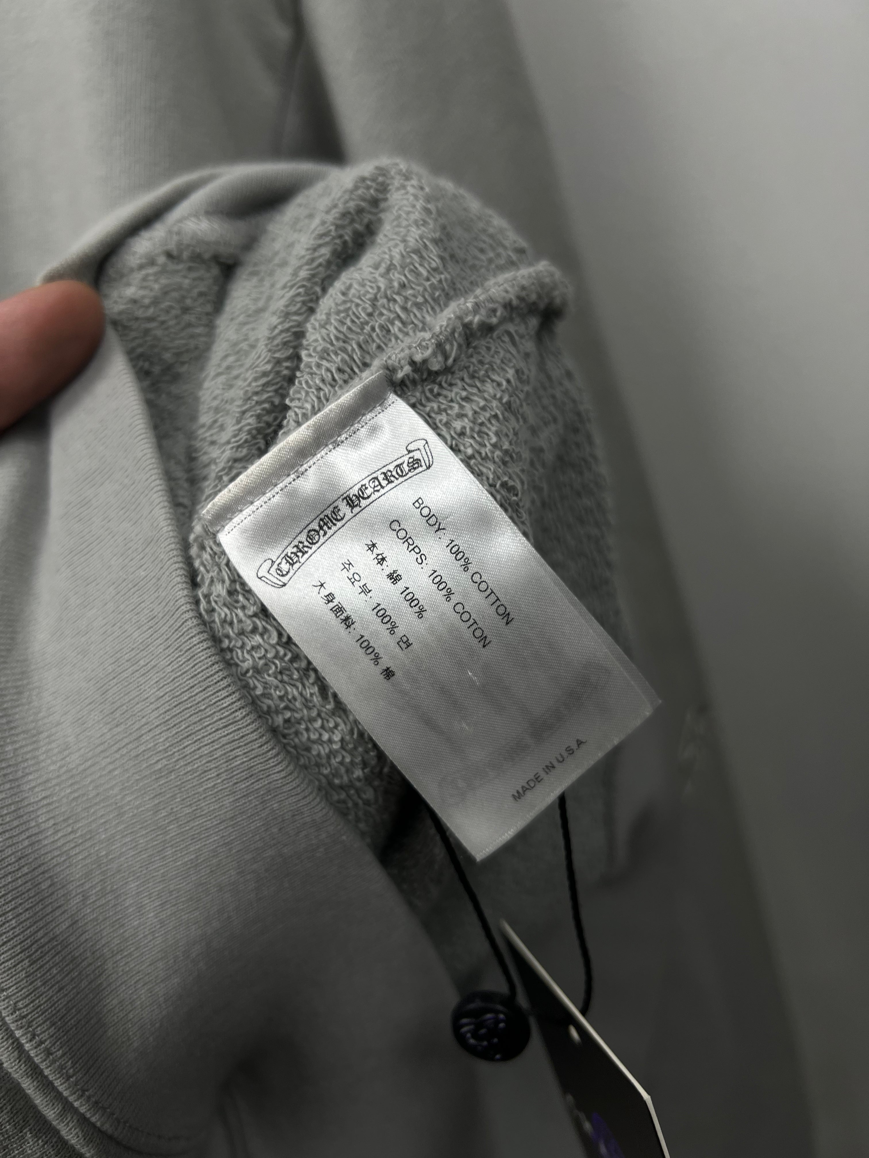 Chrome Hearts Matty Boy Grey Suggest Hoodie