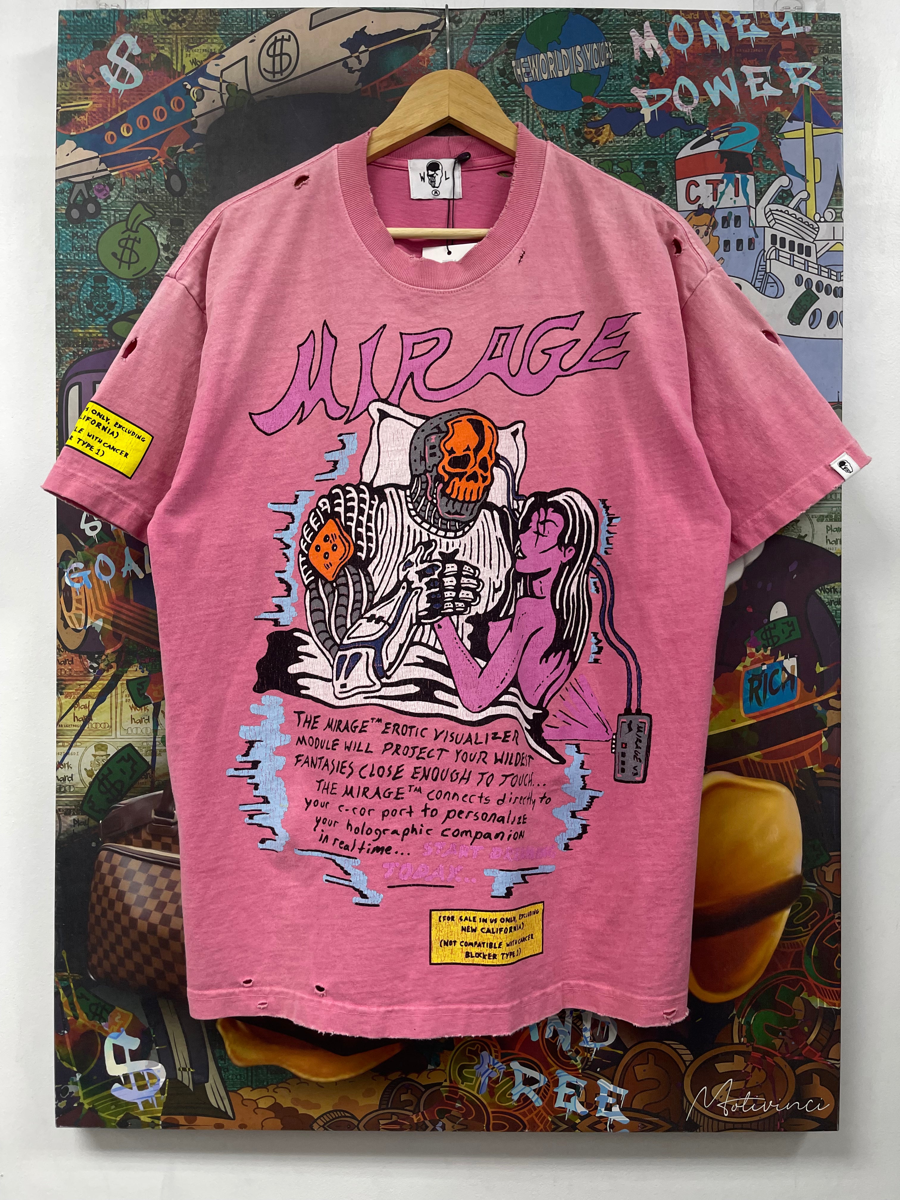 Warren Lotas Pink Mirage Tee