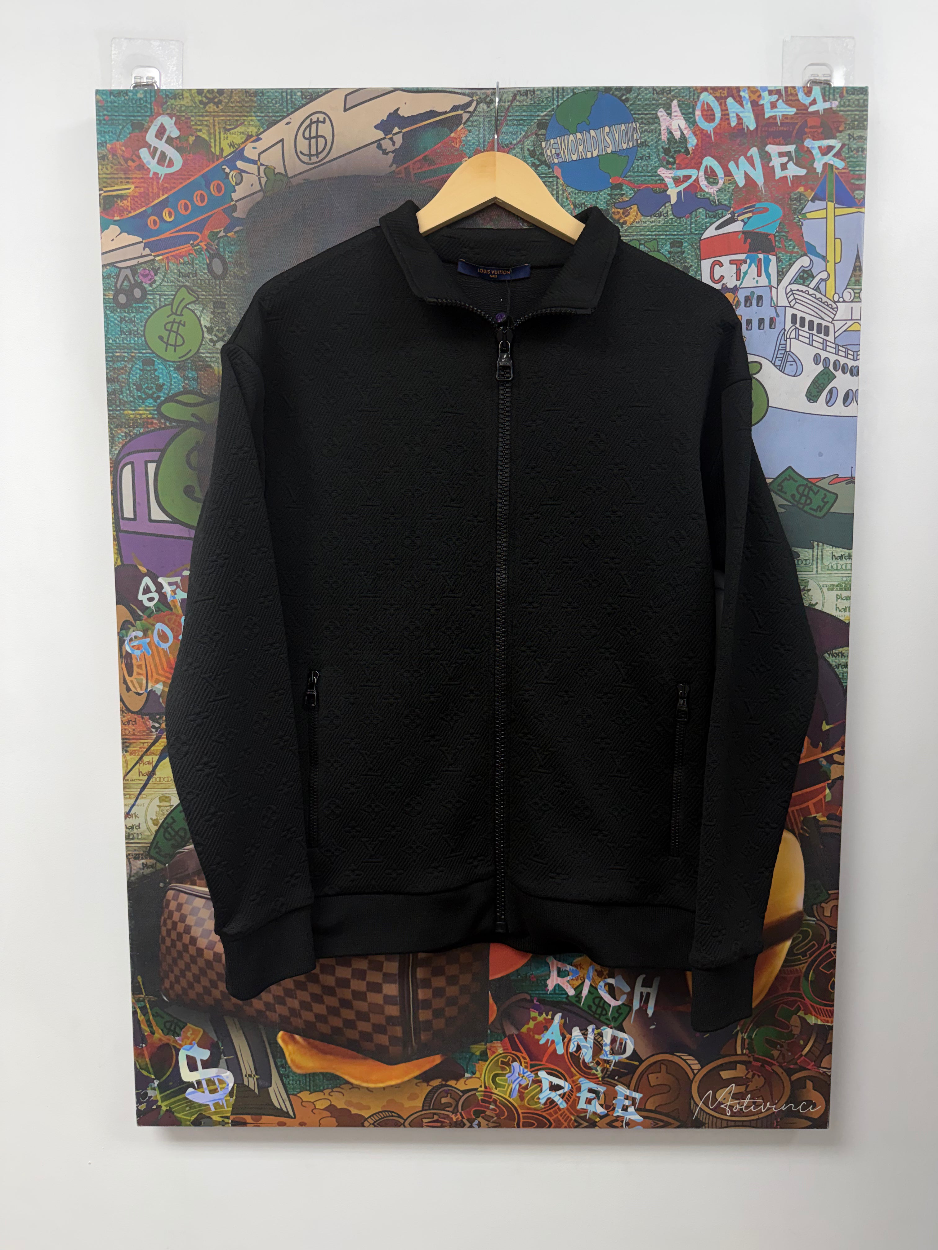 Louis Vuitton Black Monogram Track Jacket