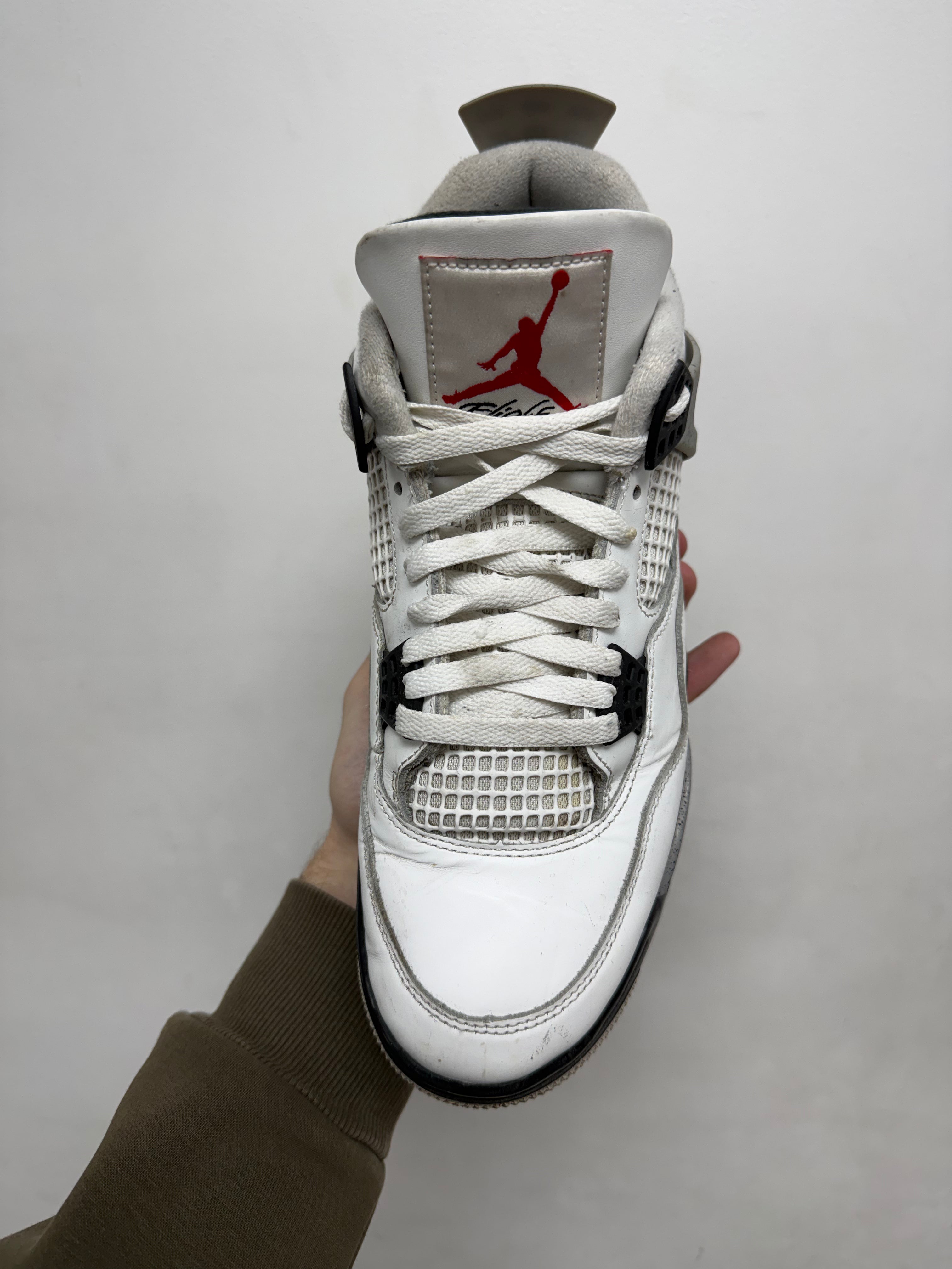 Jordan 4 White Cement Sneakers