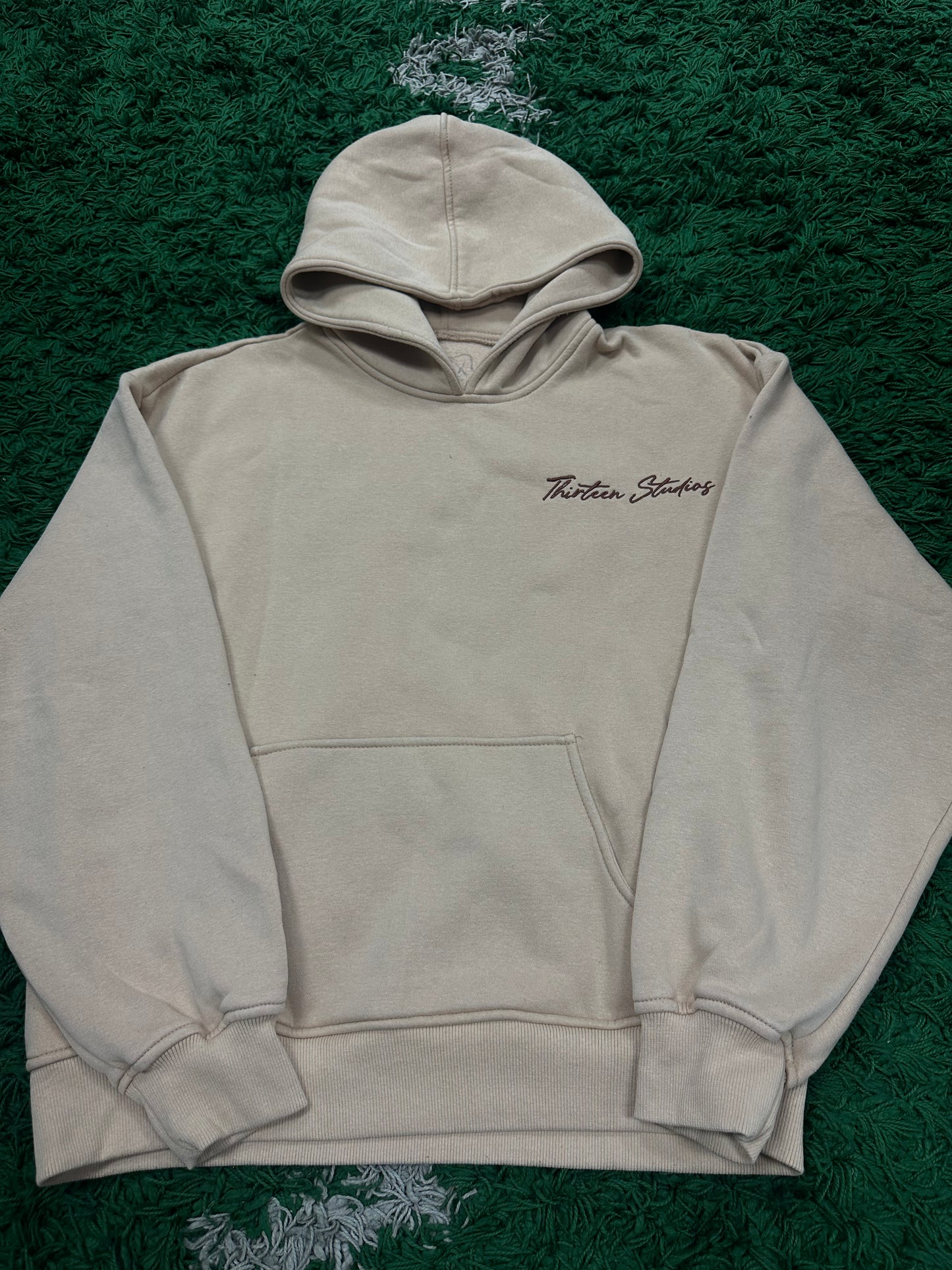 Thirteen Studios Hoodie Beige Used XXL