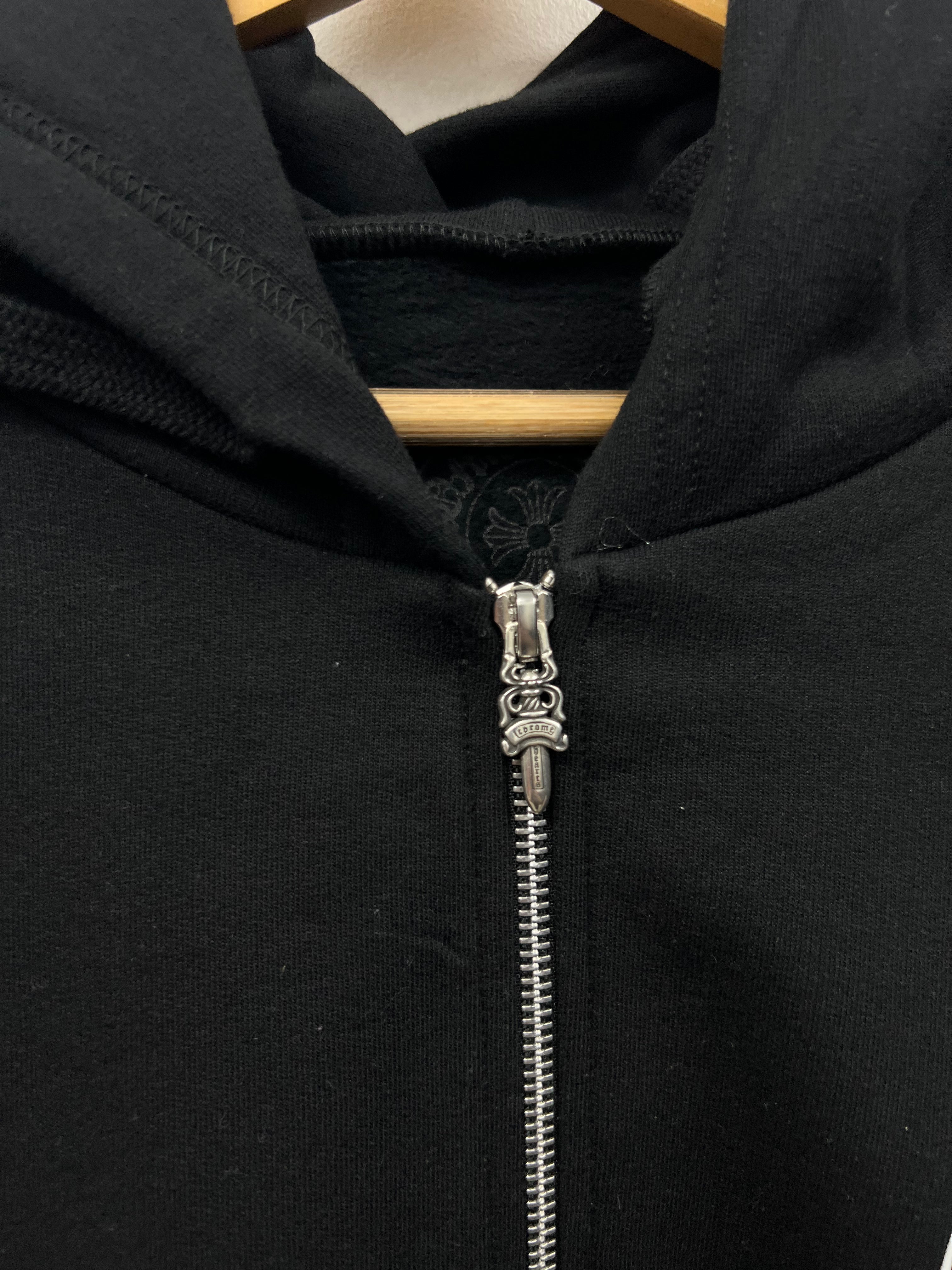 Chrome Hearts Black New York Horseshoe Zip Up
