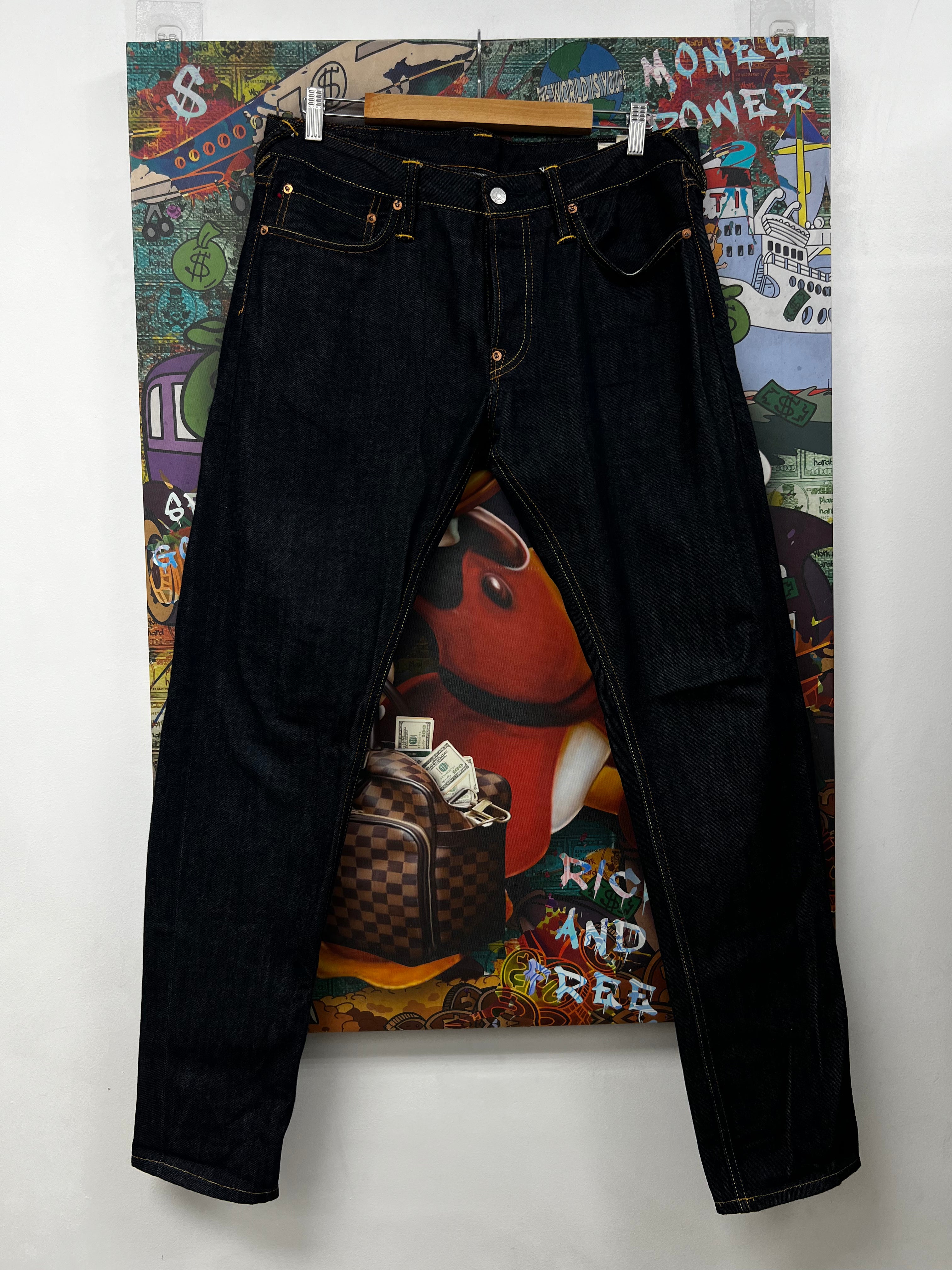 Evisu Selvedge Clay Brown Jeans