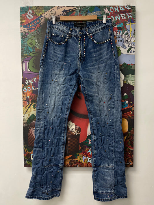 WDW Bejewel Denim Dark Wash Used