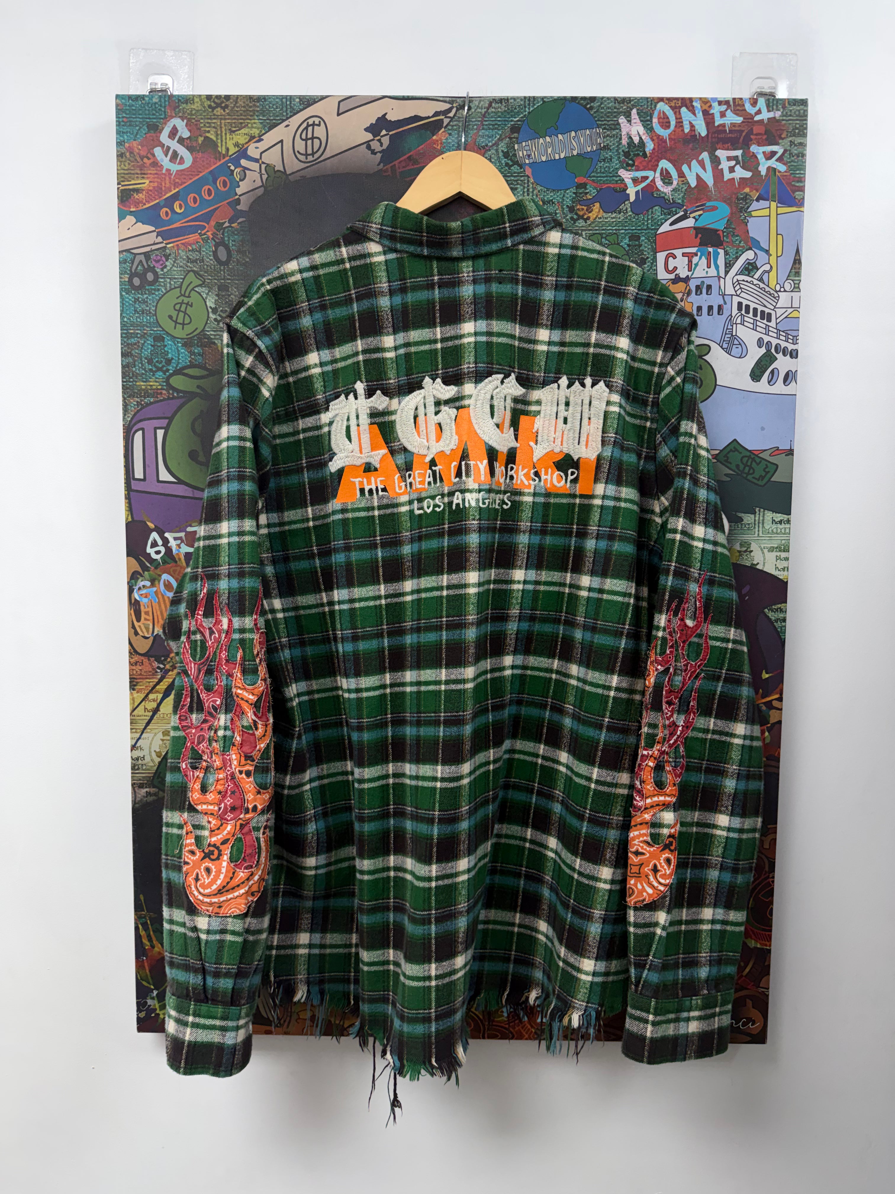 Amiri Green Plaid TGCW Flannel