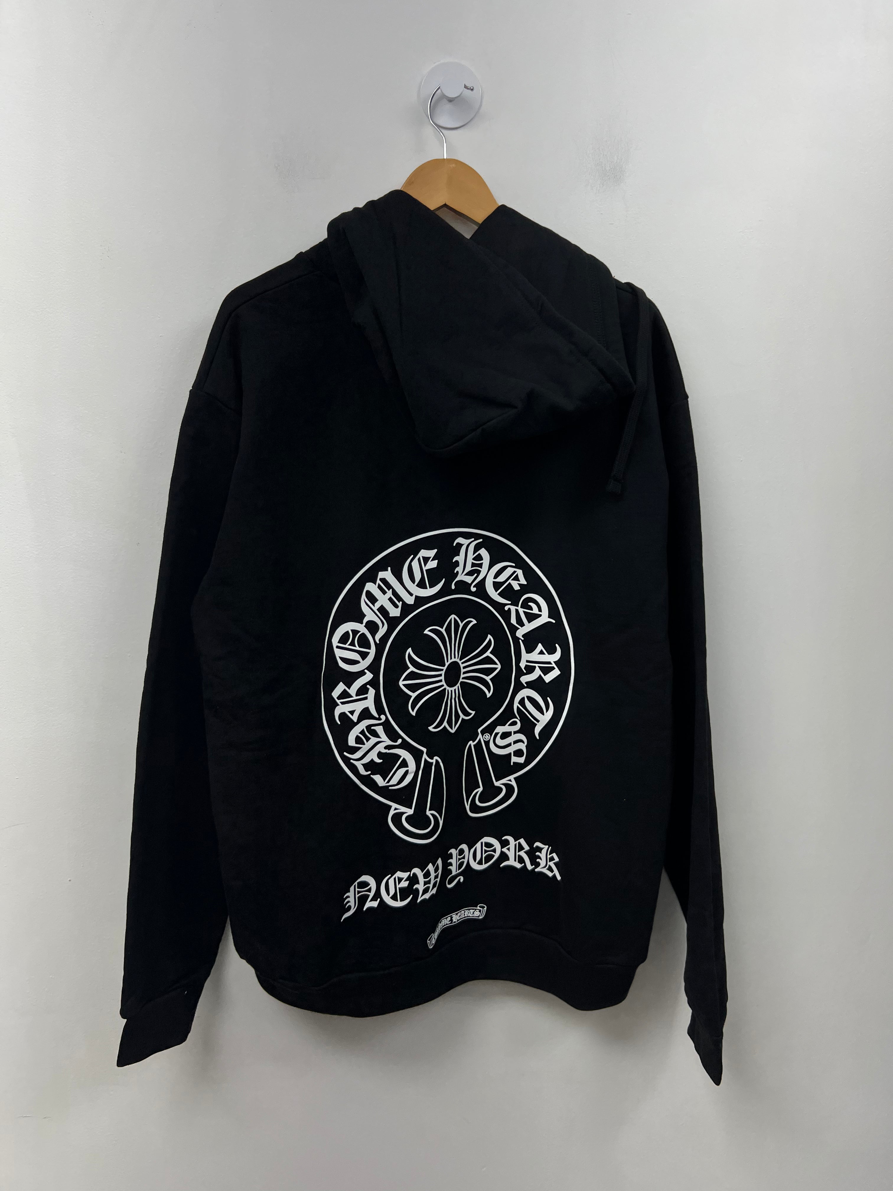 Chrome Hearts Black New York Horseshoe Zip Up