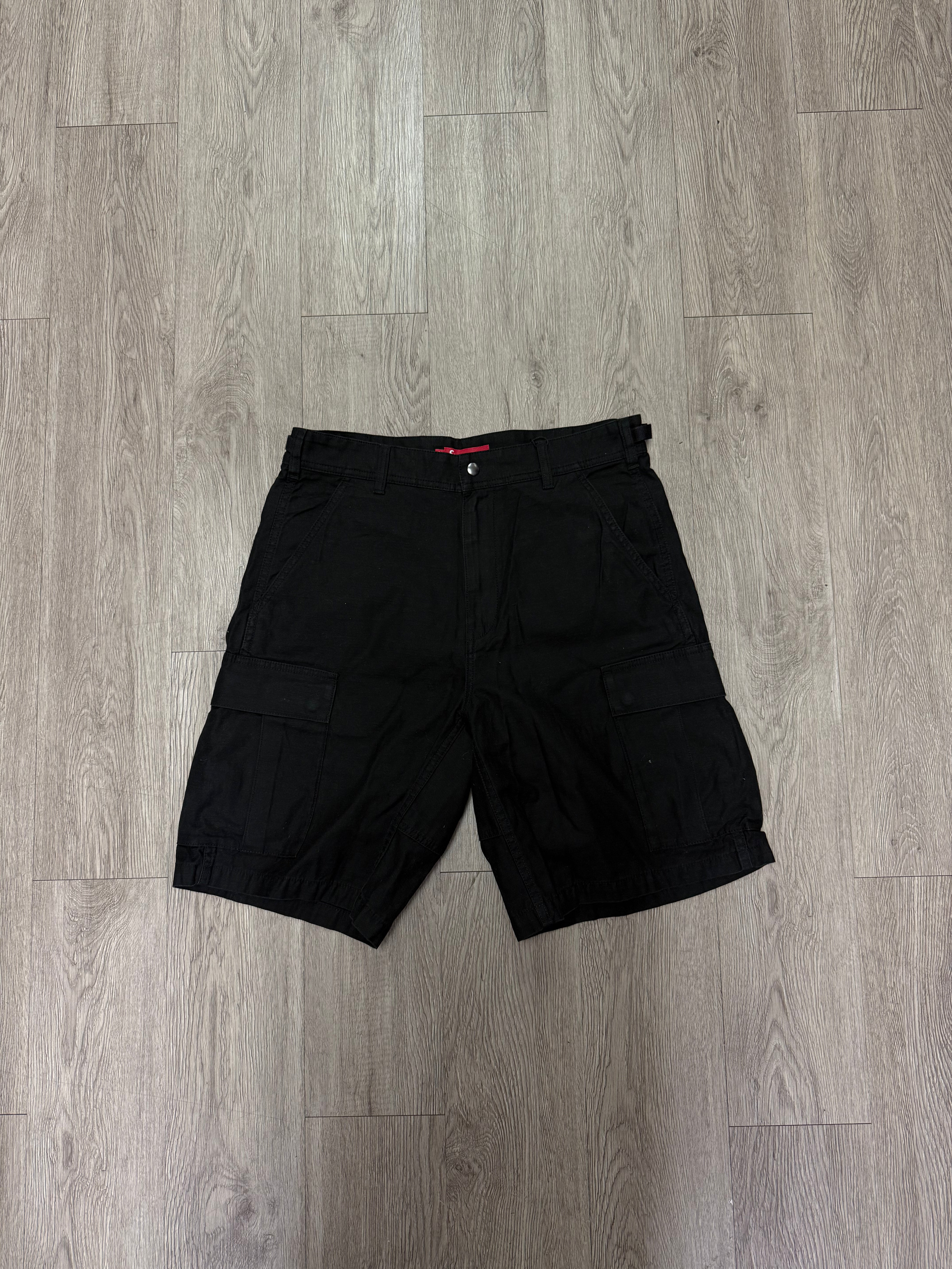 Supreme Black Cargo Shorts