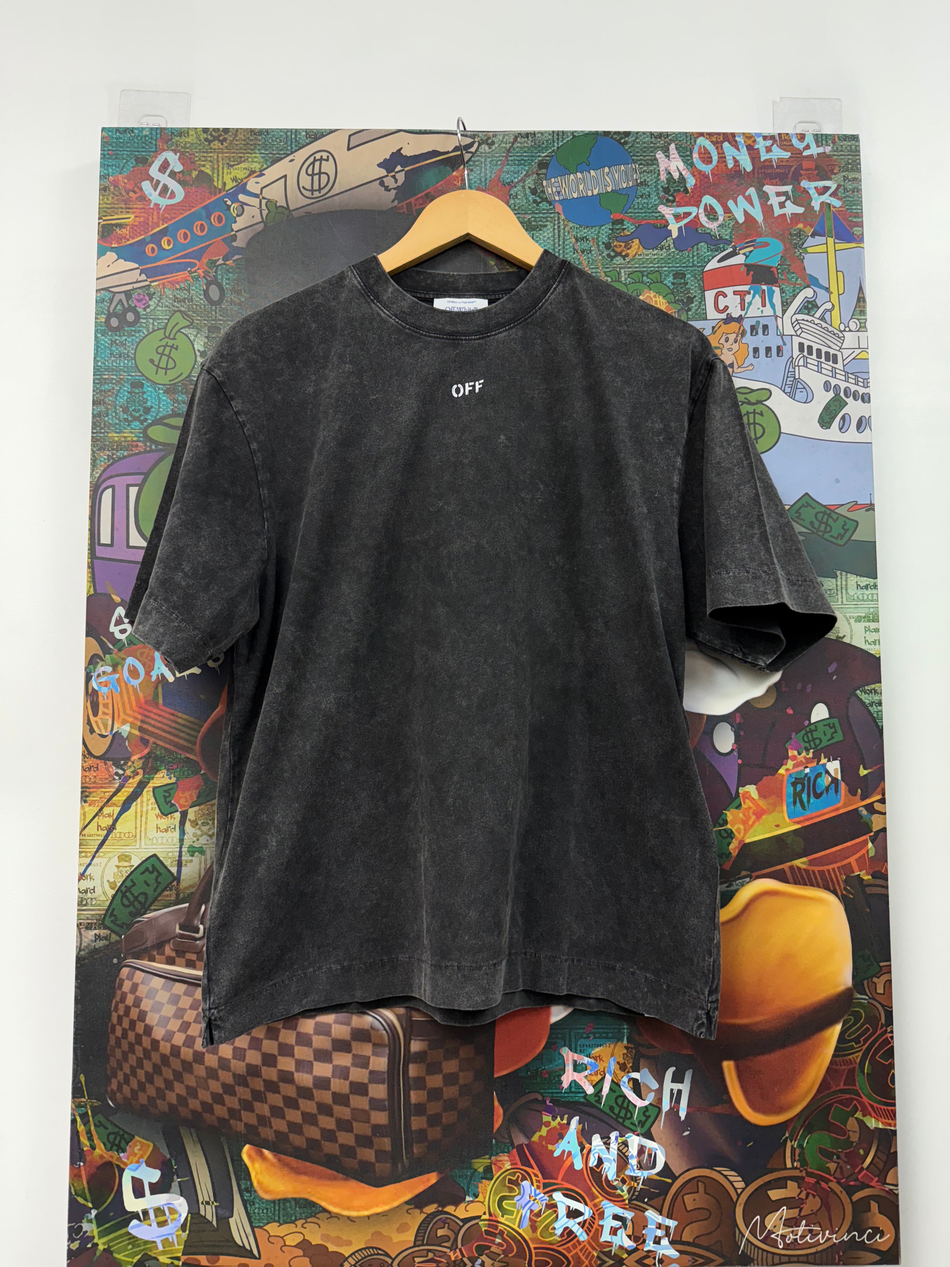 Off White Grey White Skate Tee