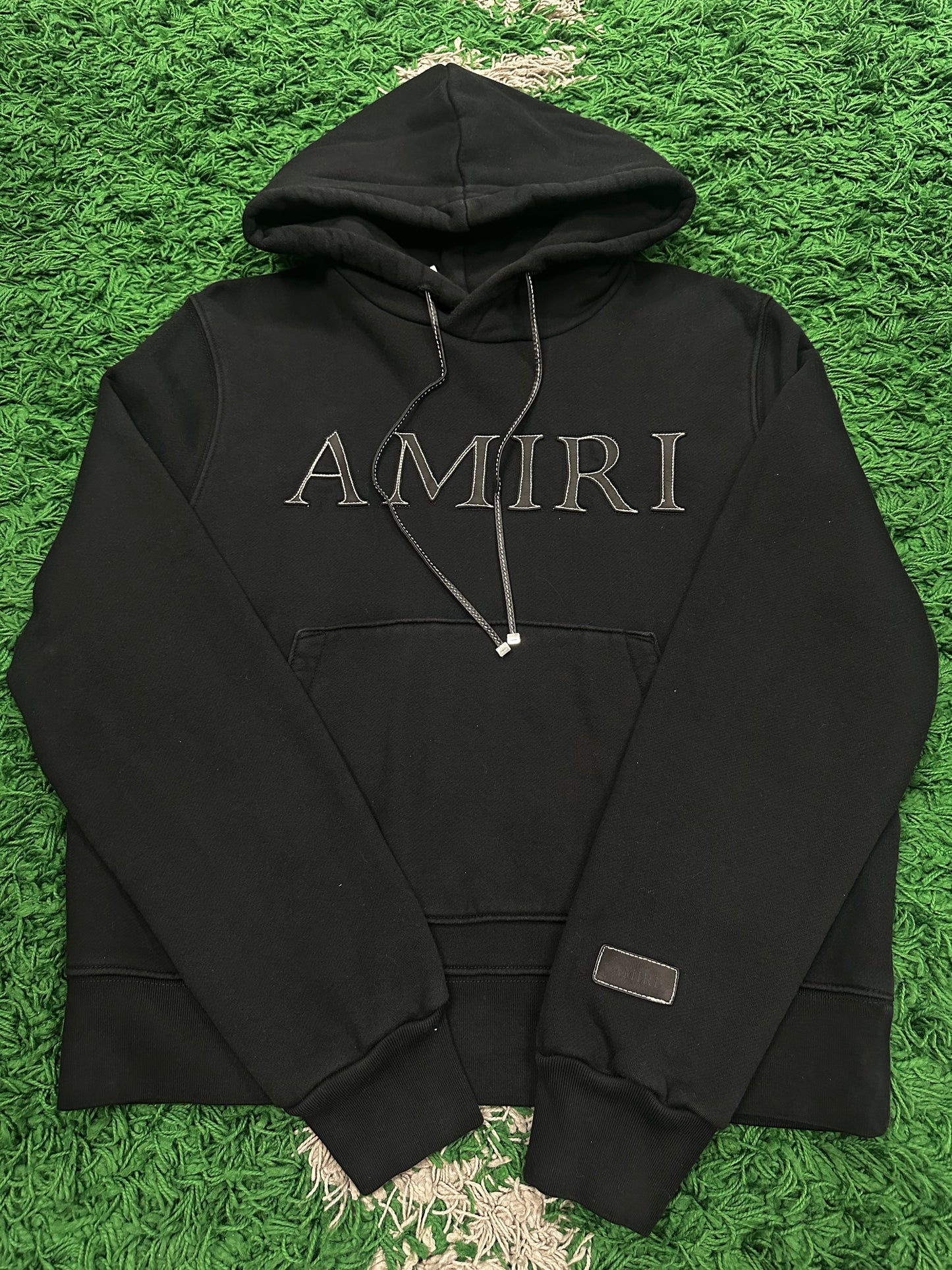 Amiri Hoodie Black Black Core Logo Used Medium N/A