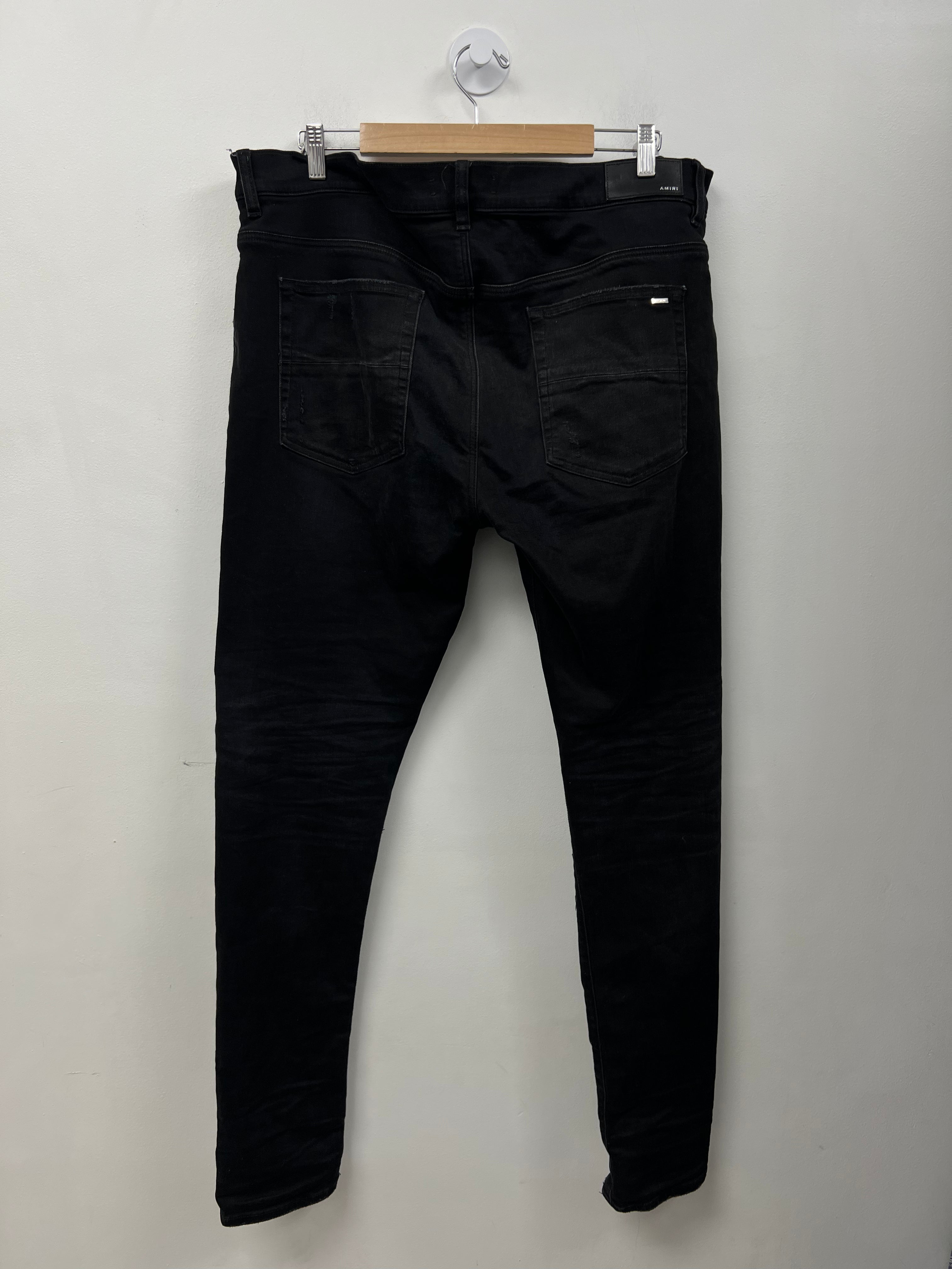 Amiri Black Wash MA Quad Thrasher Jeans