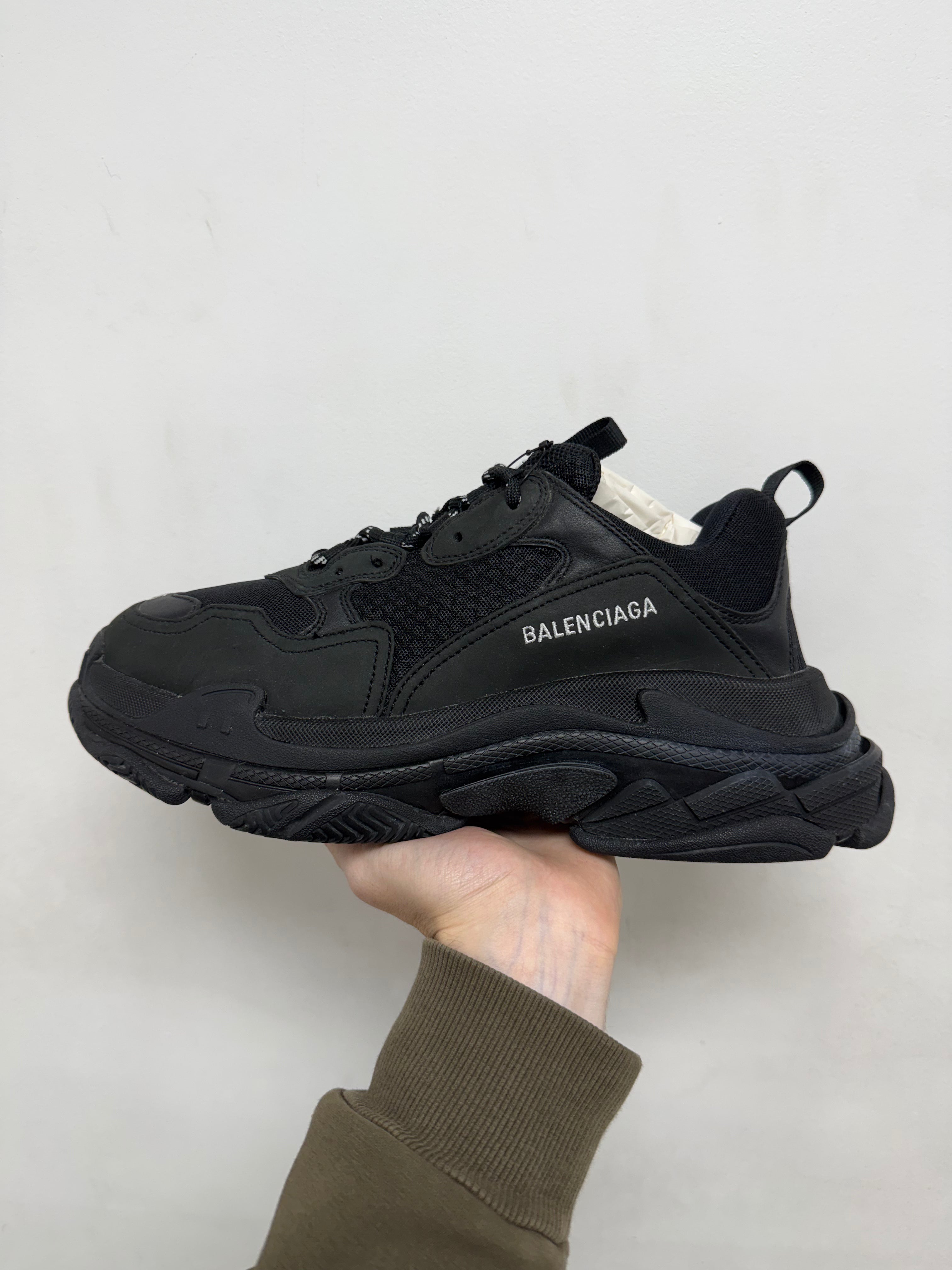 Balenciaga Black Triple S Sneakers