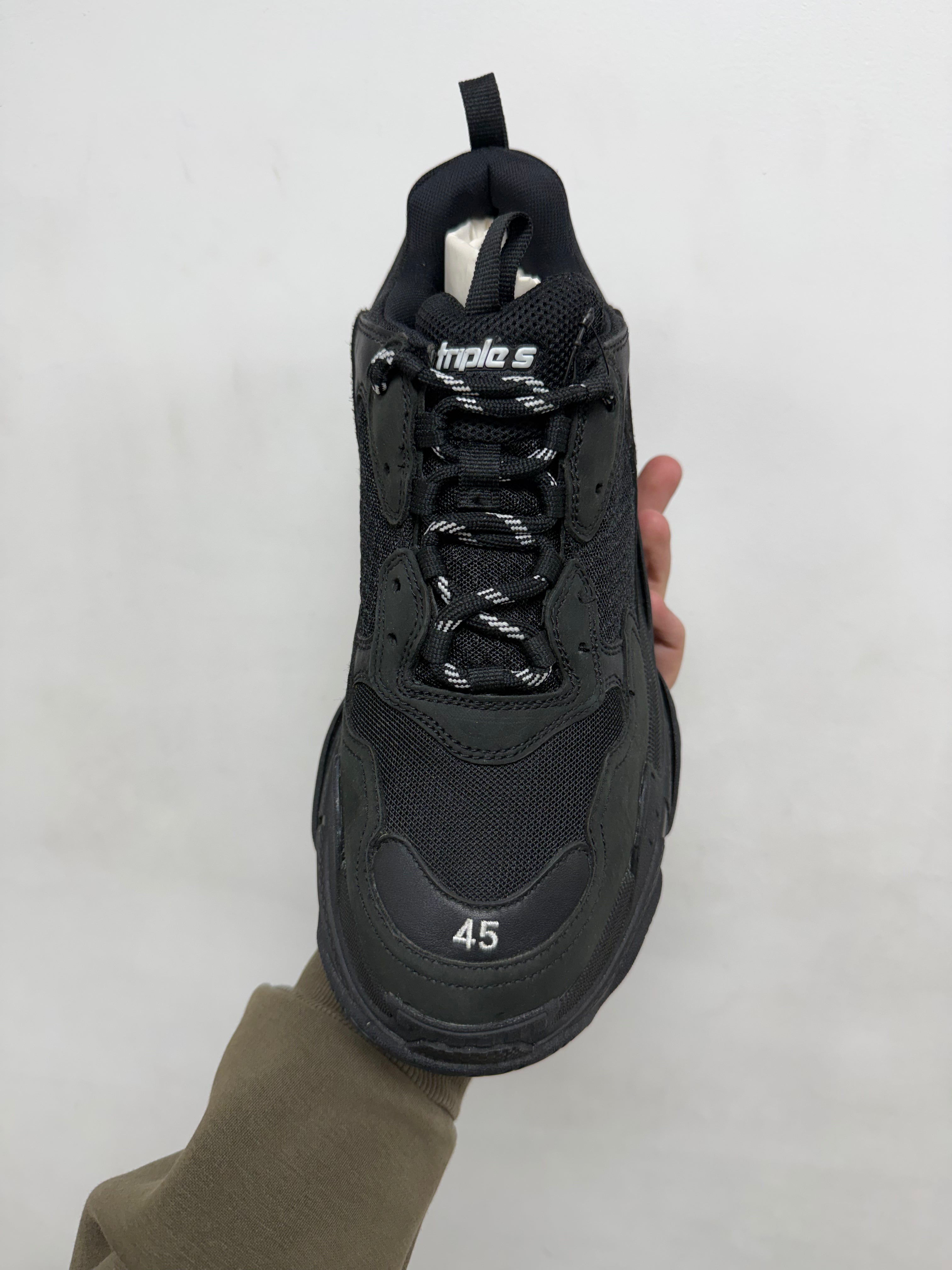Balenciaga Black Triple S Sneakers