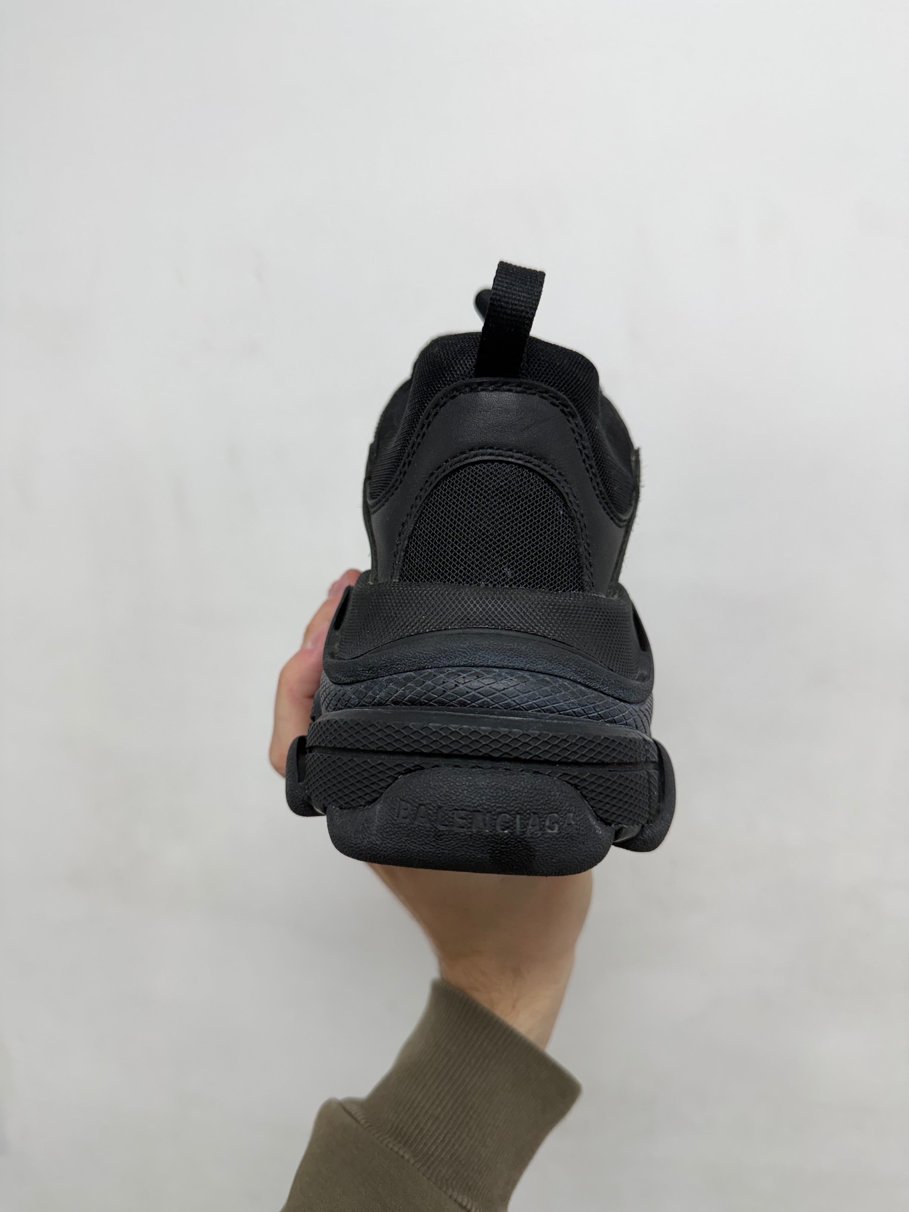Balenciaga Black Triple S Sneakers