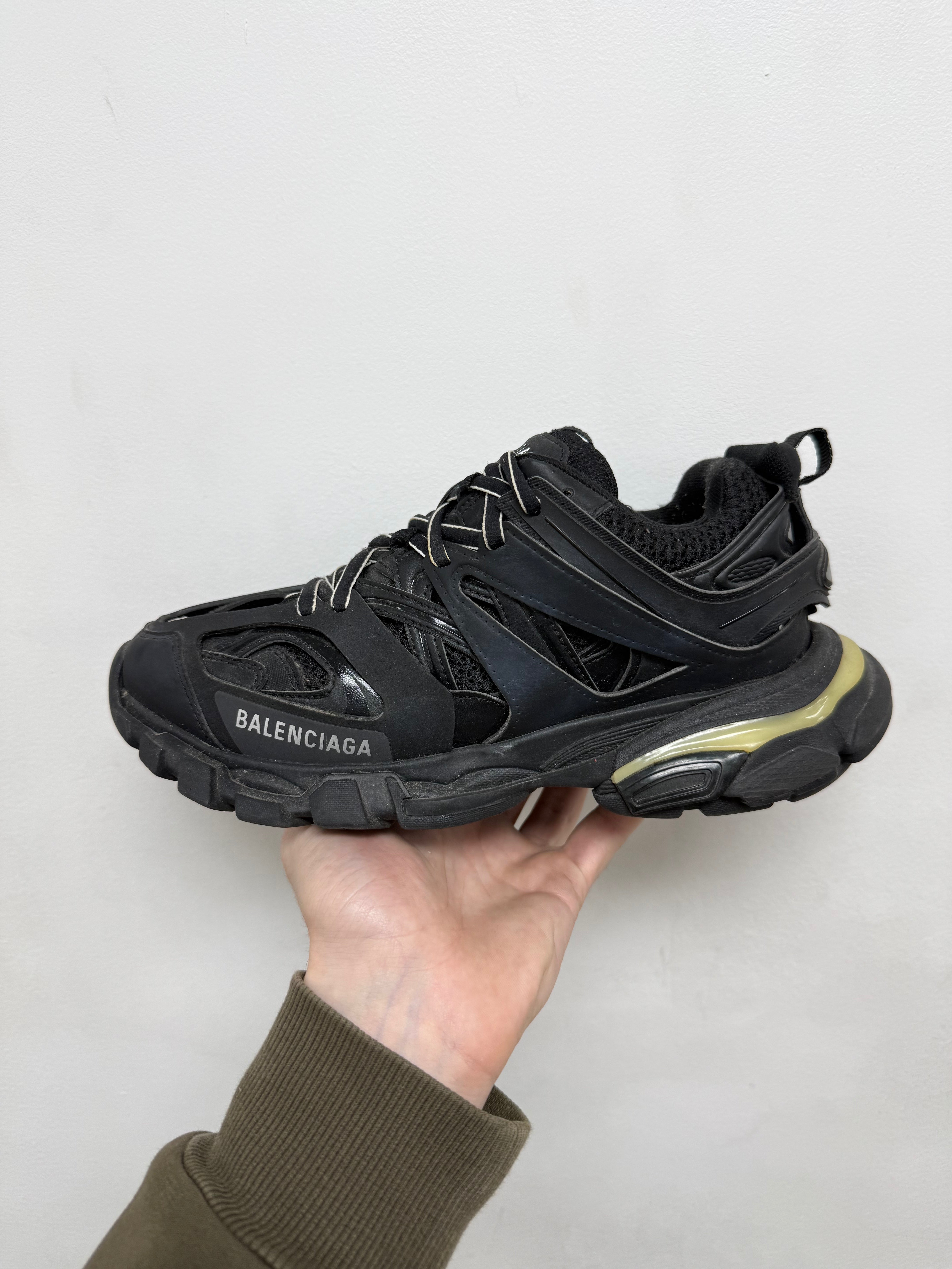 Balenciaga Black LED Track Sneakers