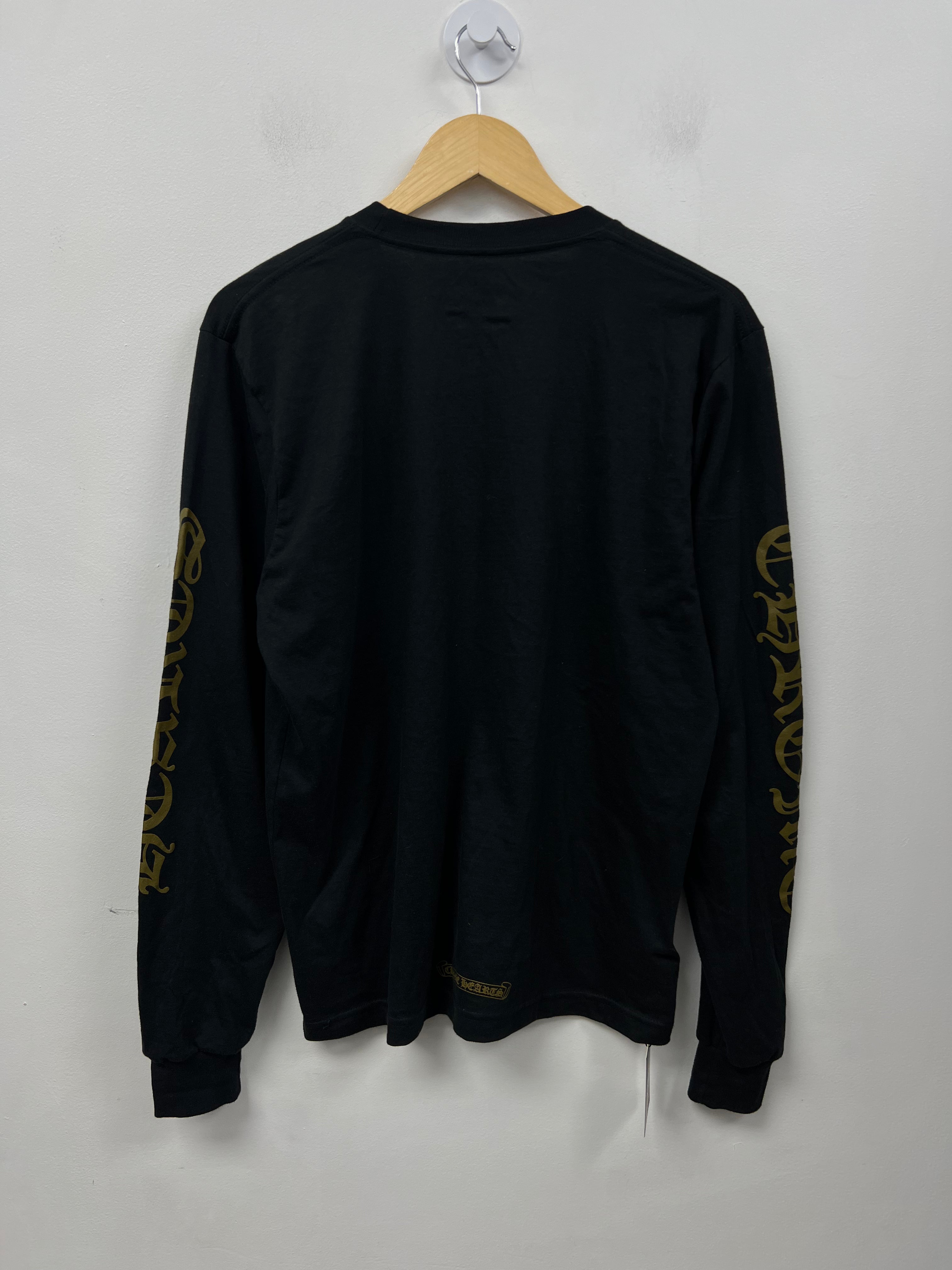 Chrome Hearts Black Olive Neck Logo Long Sleeve