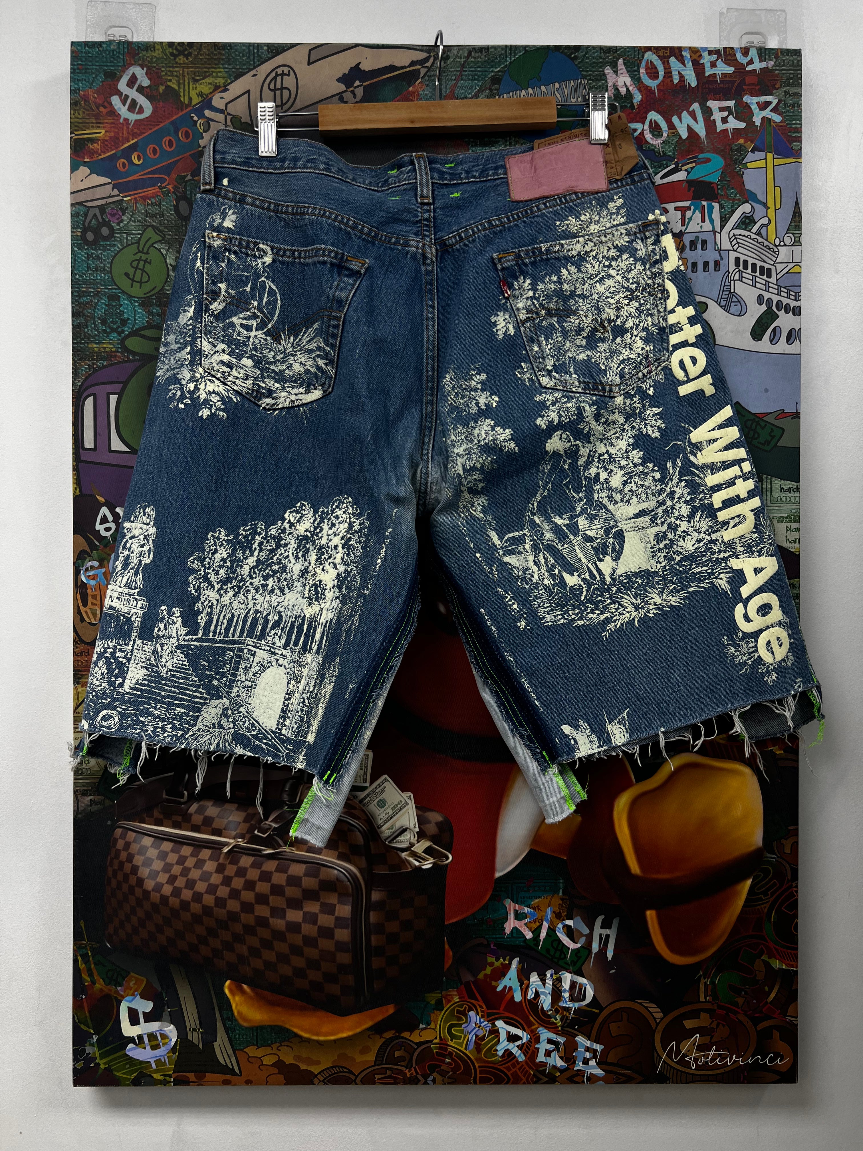 Better With Age Dark Wash Teresa Jean Shorts