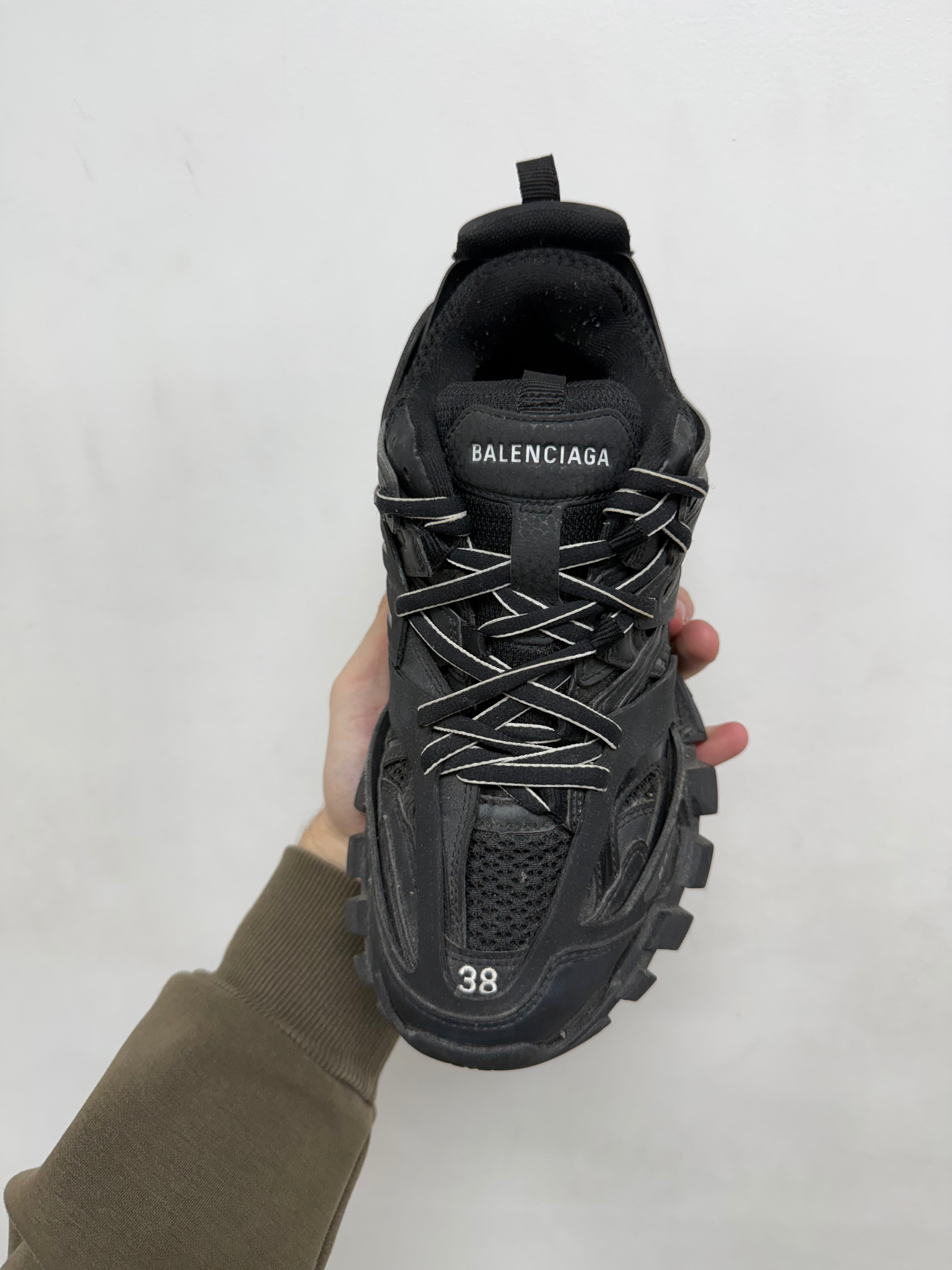 Balenciaga Black LED Track Sneakers