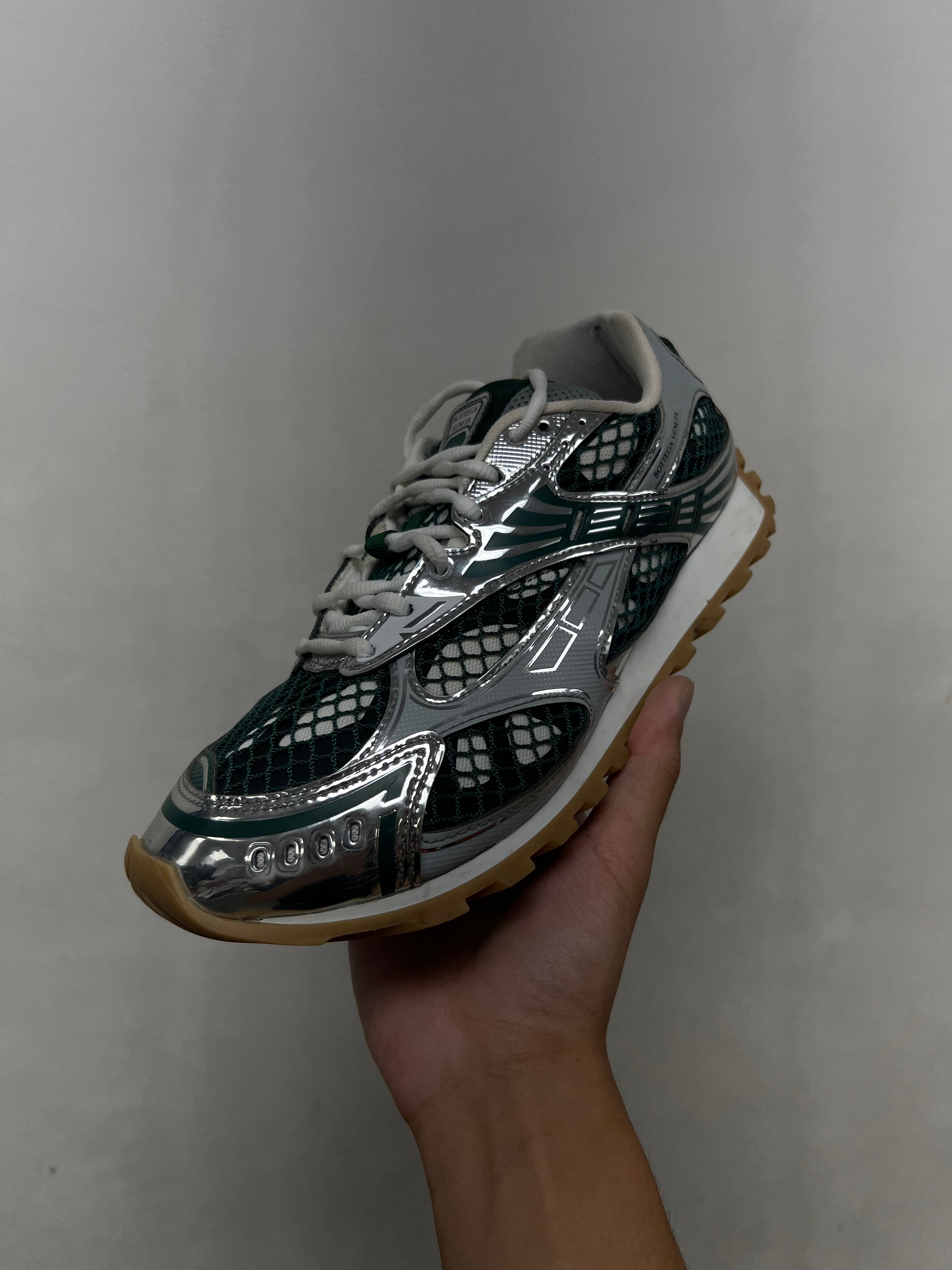 Bottega Veneta Billiard Green Orbit Sneakers