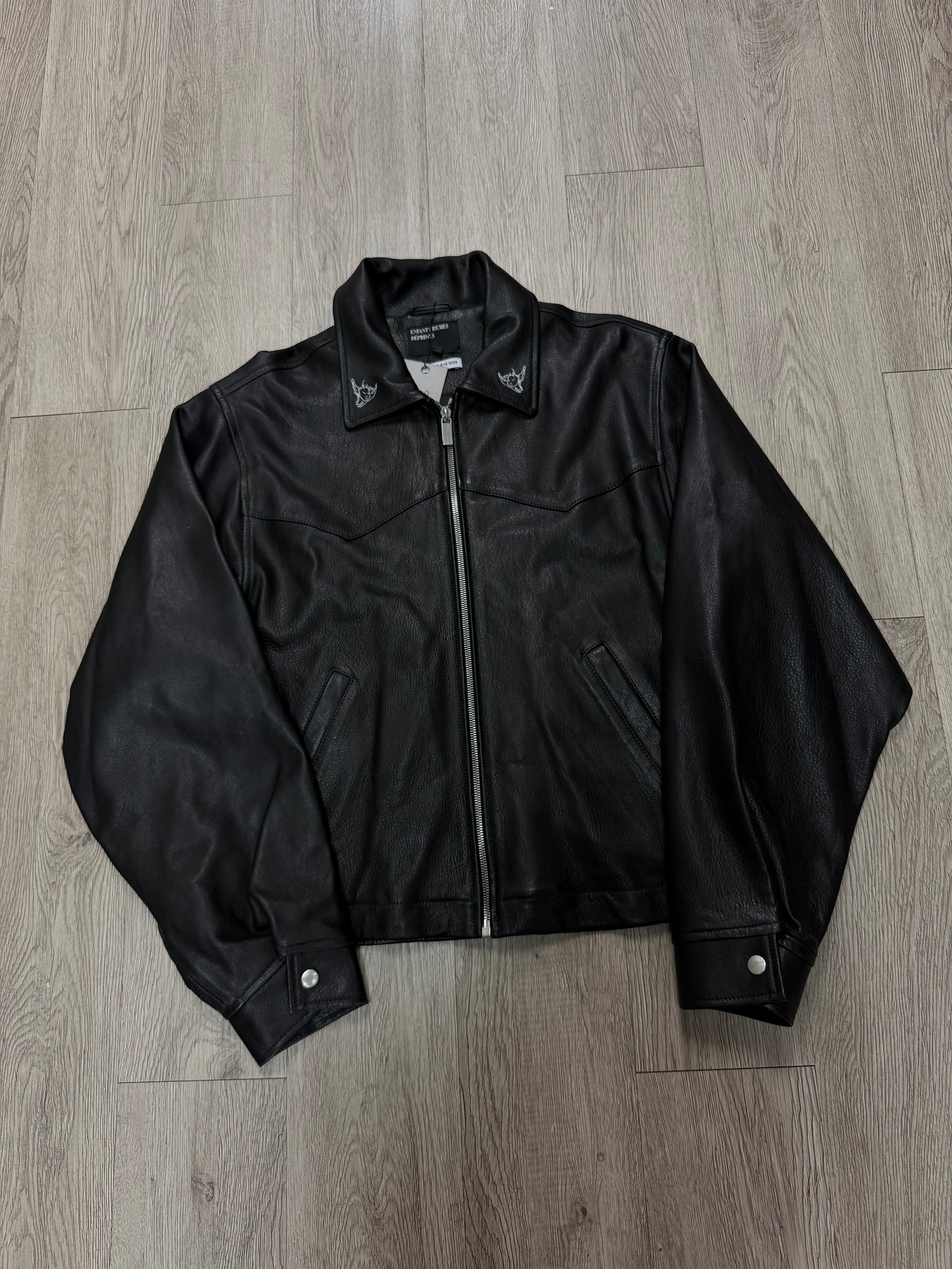 ENFANTS RICHES DÉPRIMÉS Leather Principe De L’Amour Jacket