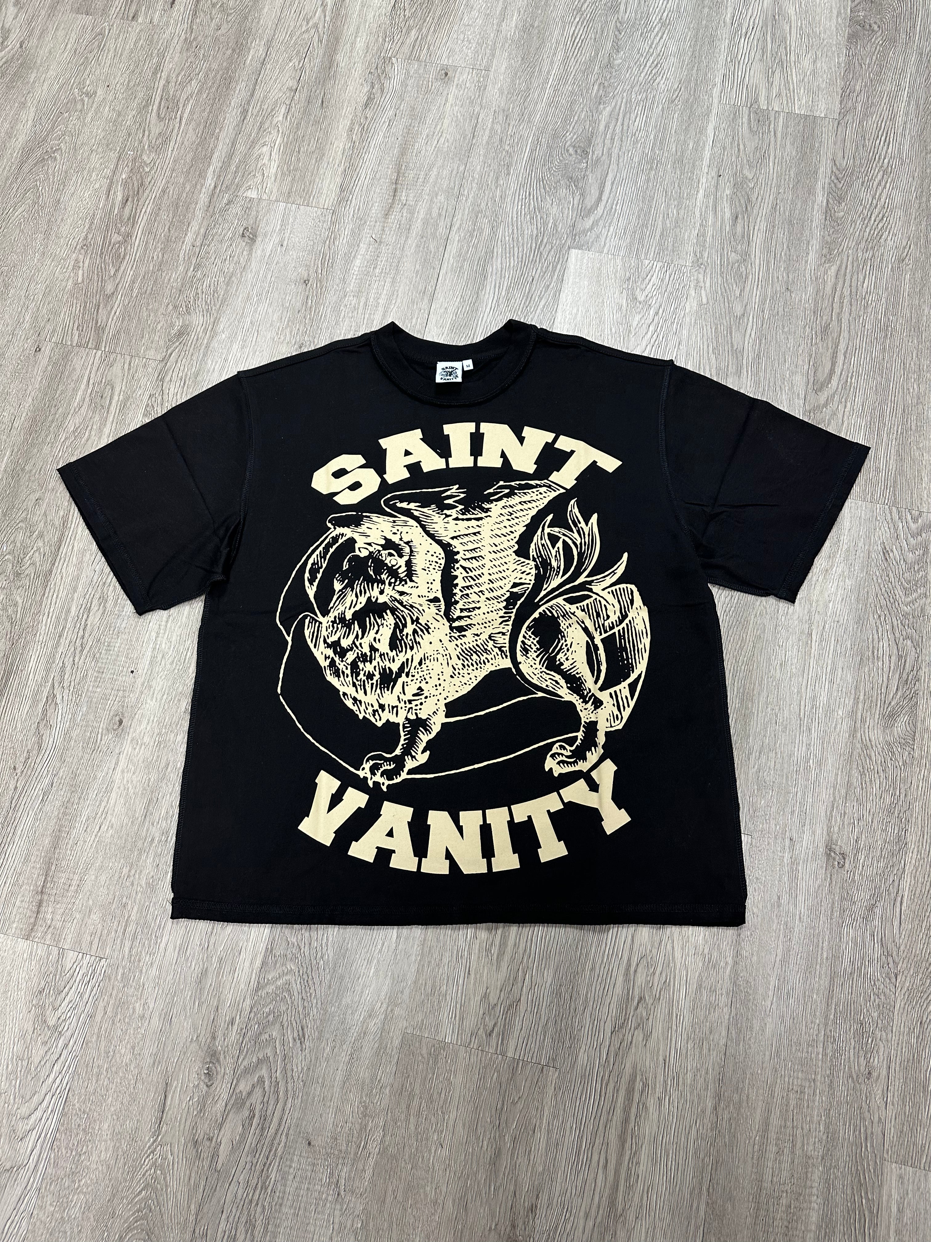 Saint Vanity Griffin Tee Black Cream