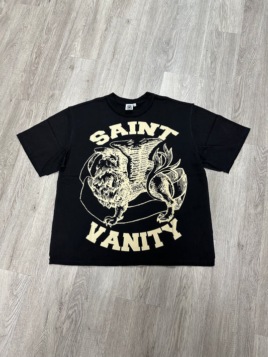 Saint Vanity Griffin Tee Black Cream