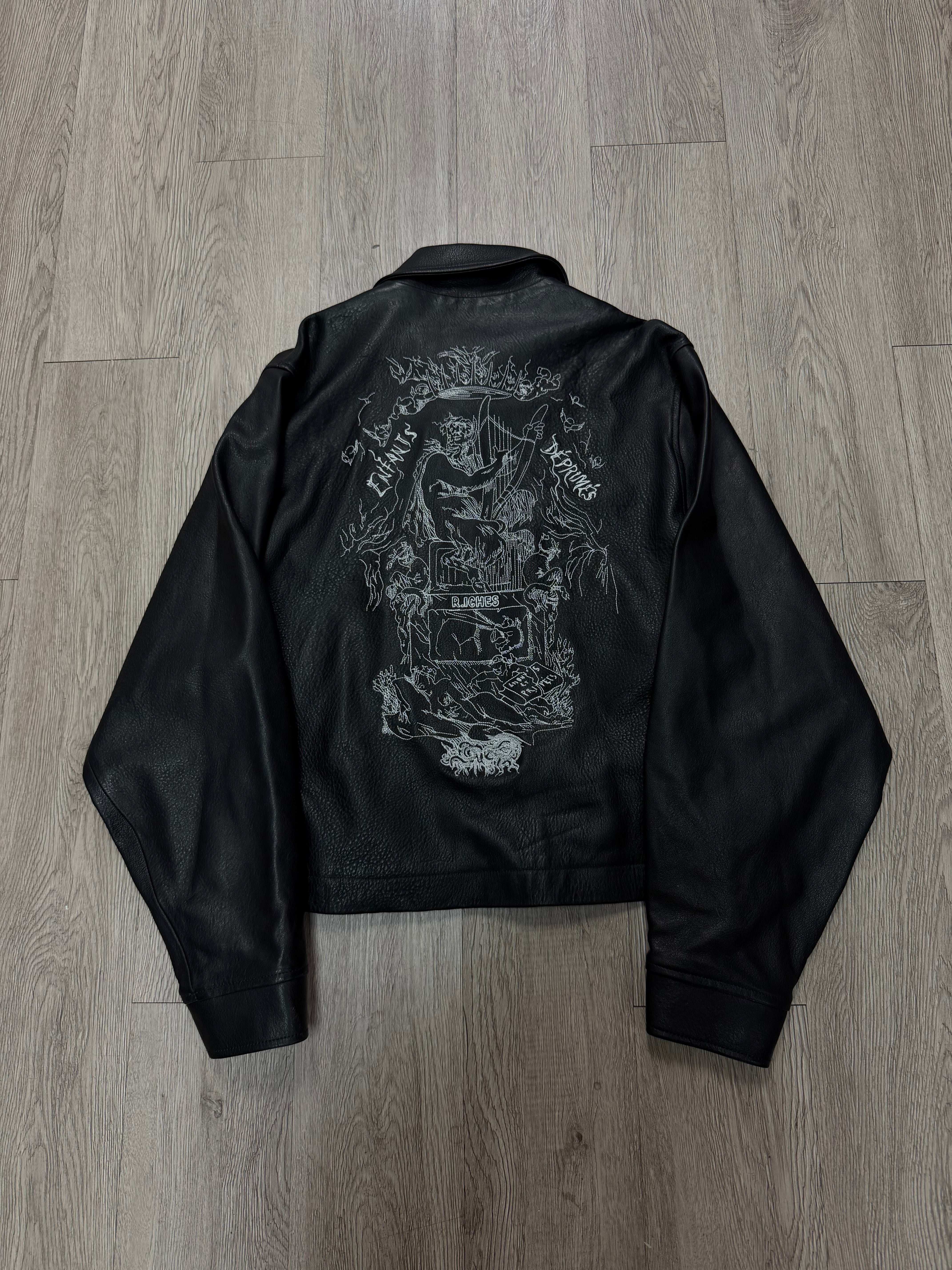 ENFANTS RICHES DÉPRIMÉS Leather Principe De L’Amour Jacket