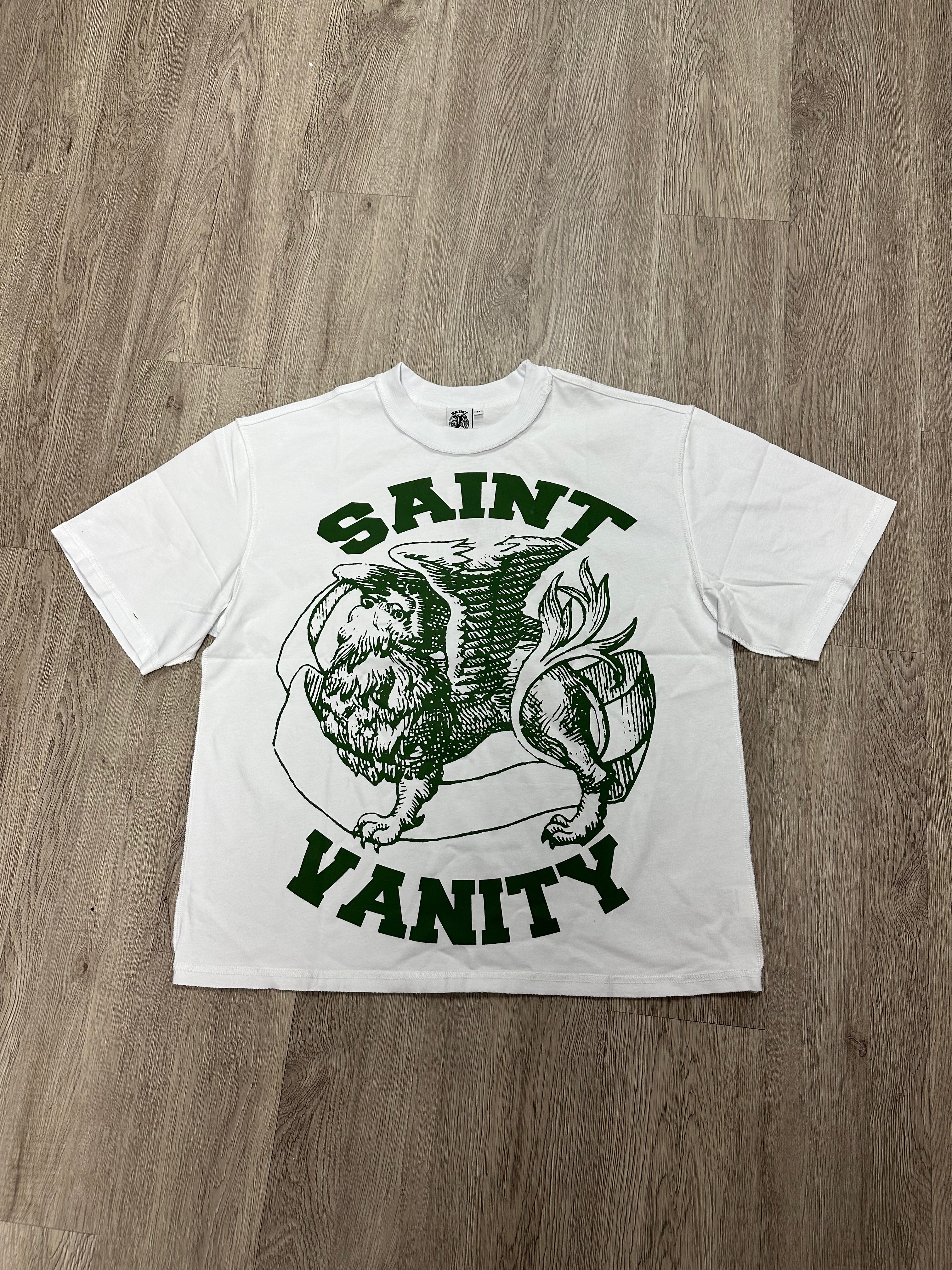 Saint Vanity Griffin Tee White Green