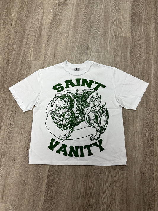 Saint Vanity Griffin Tee White Green