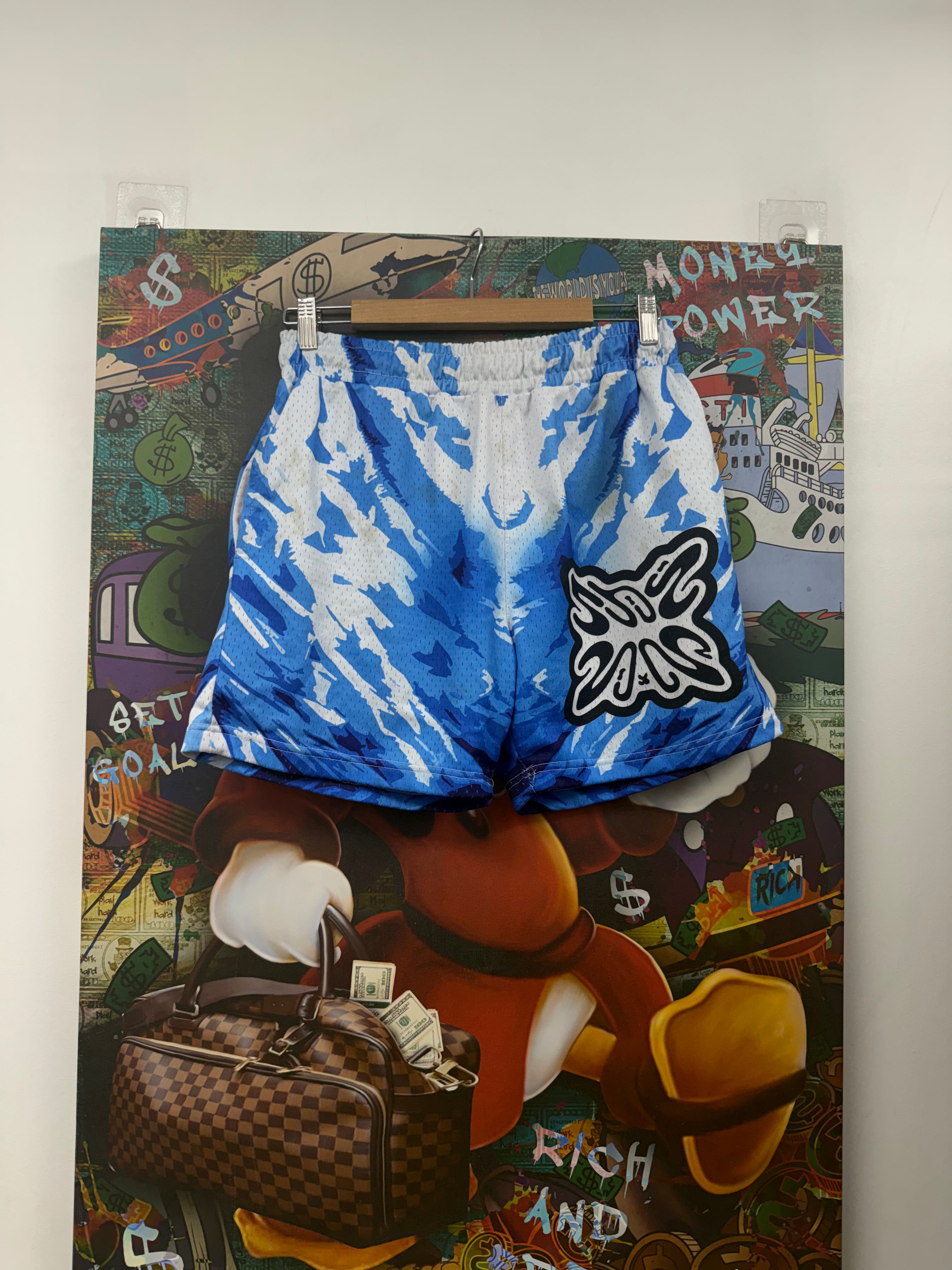 SB Studios Blue White Shorts