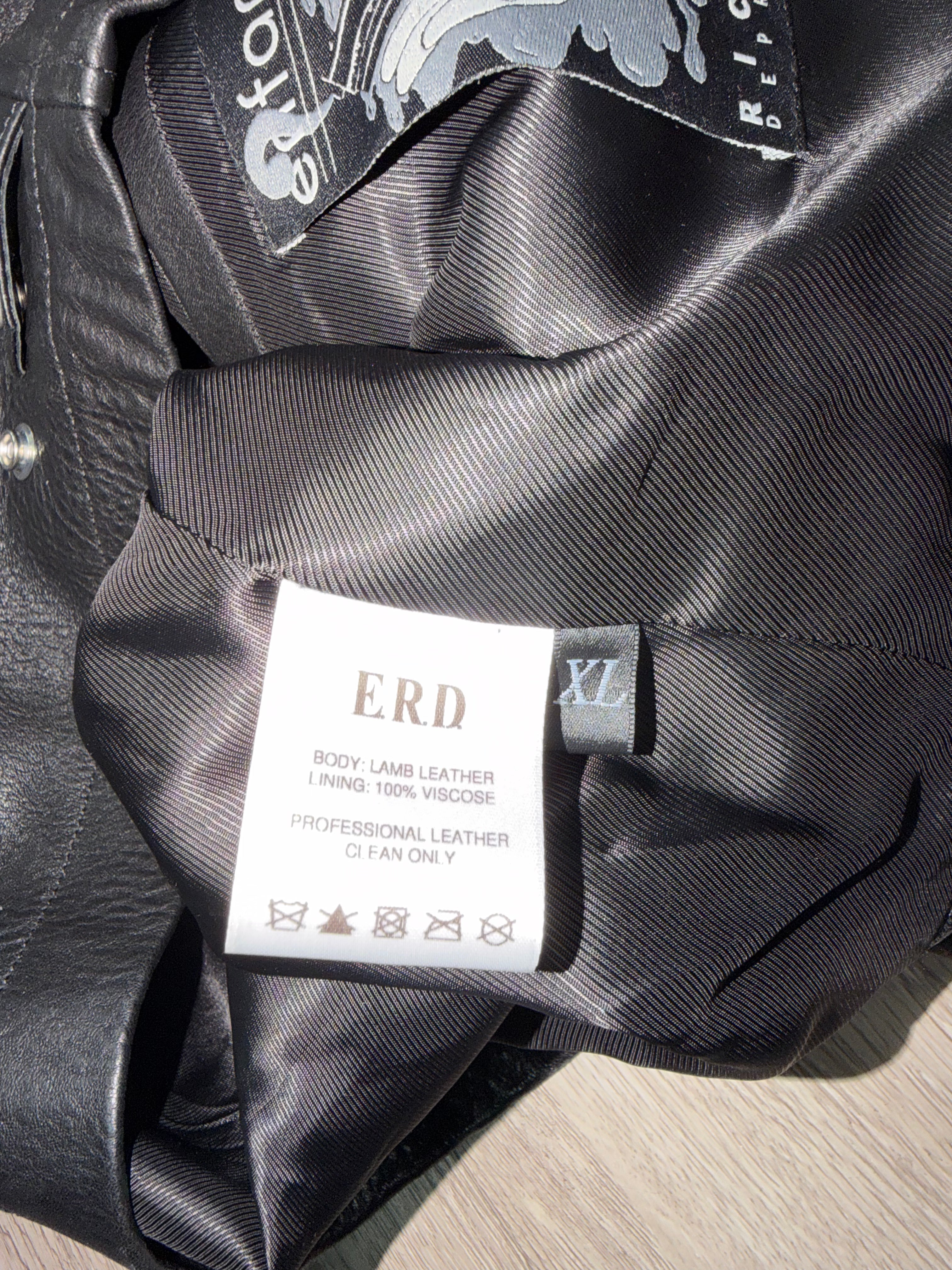 ENFANTS RICHES DÉPRIMÉS Leather Principe De L’Amour Jacket