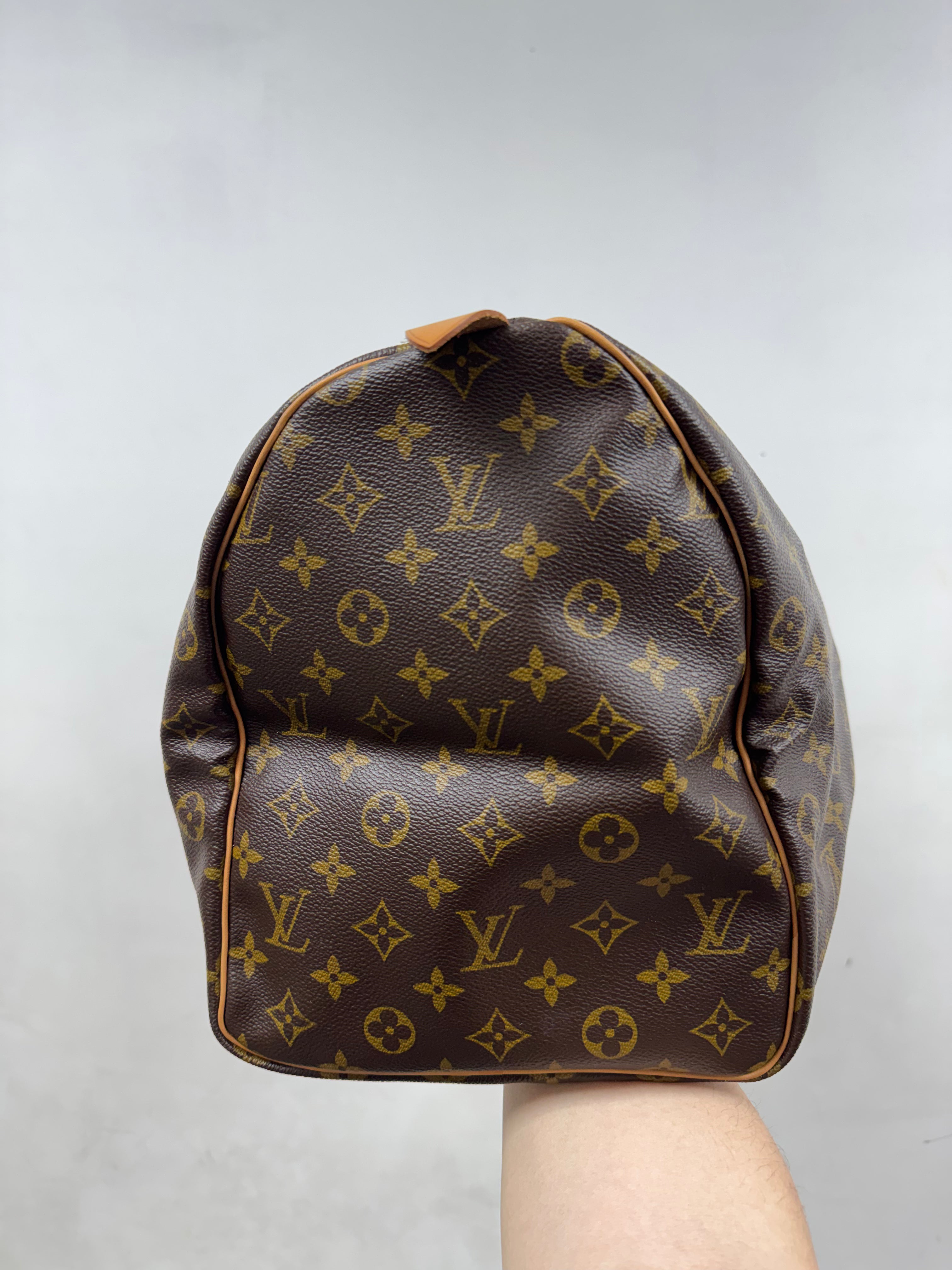 Louis Vuitton Brown Monogram Keepall Bag