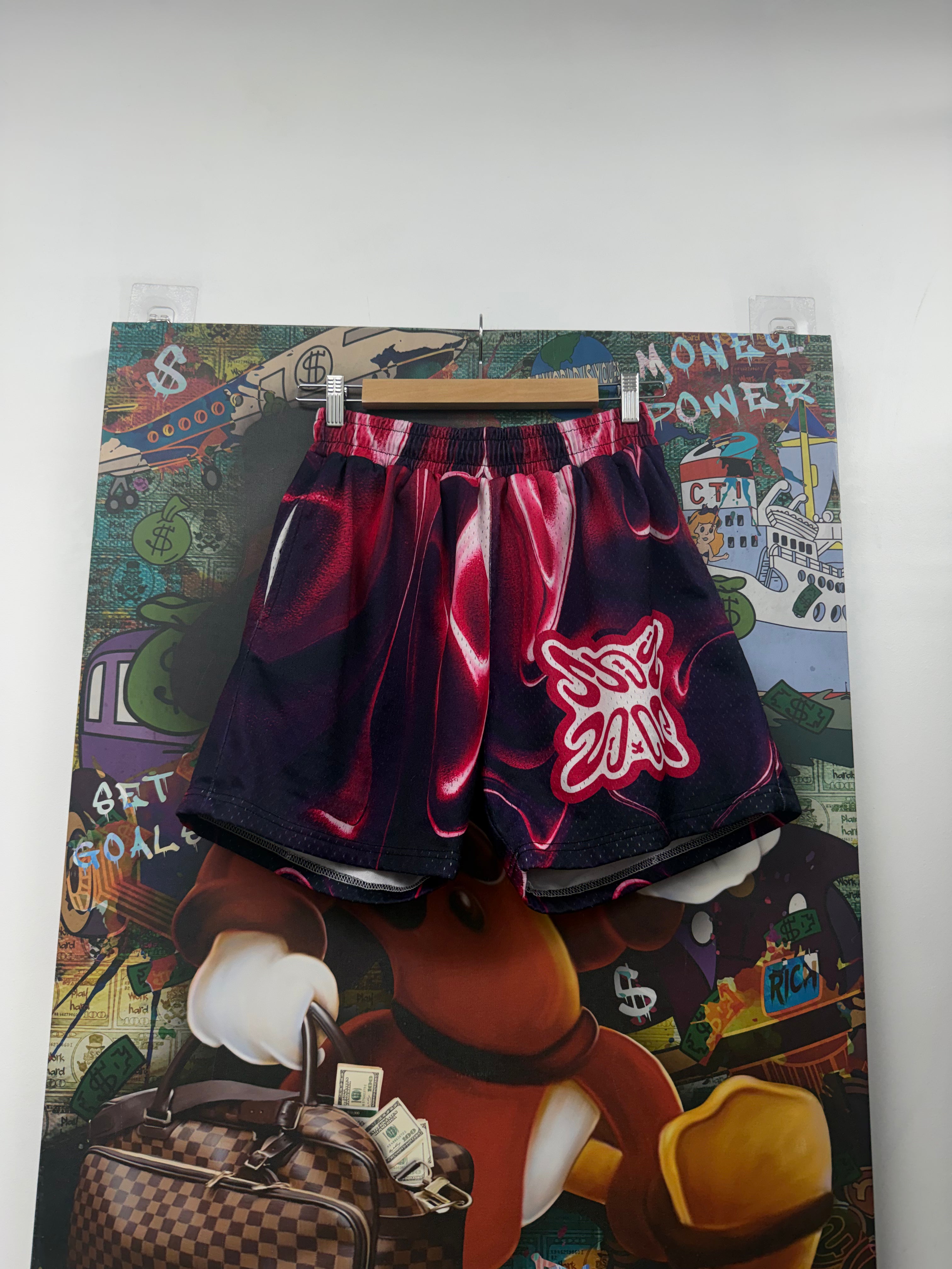 SB Studios Red Pink Shorts