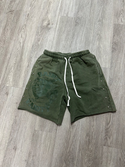 Saint Vanity Terry Cloth Green Shorts (S-XXL) New