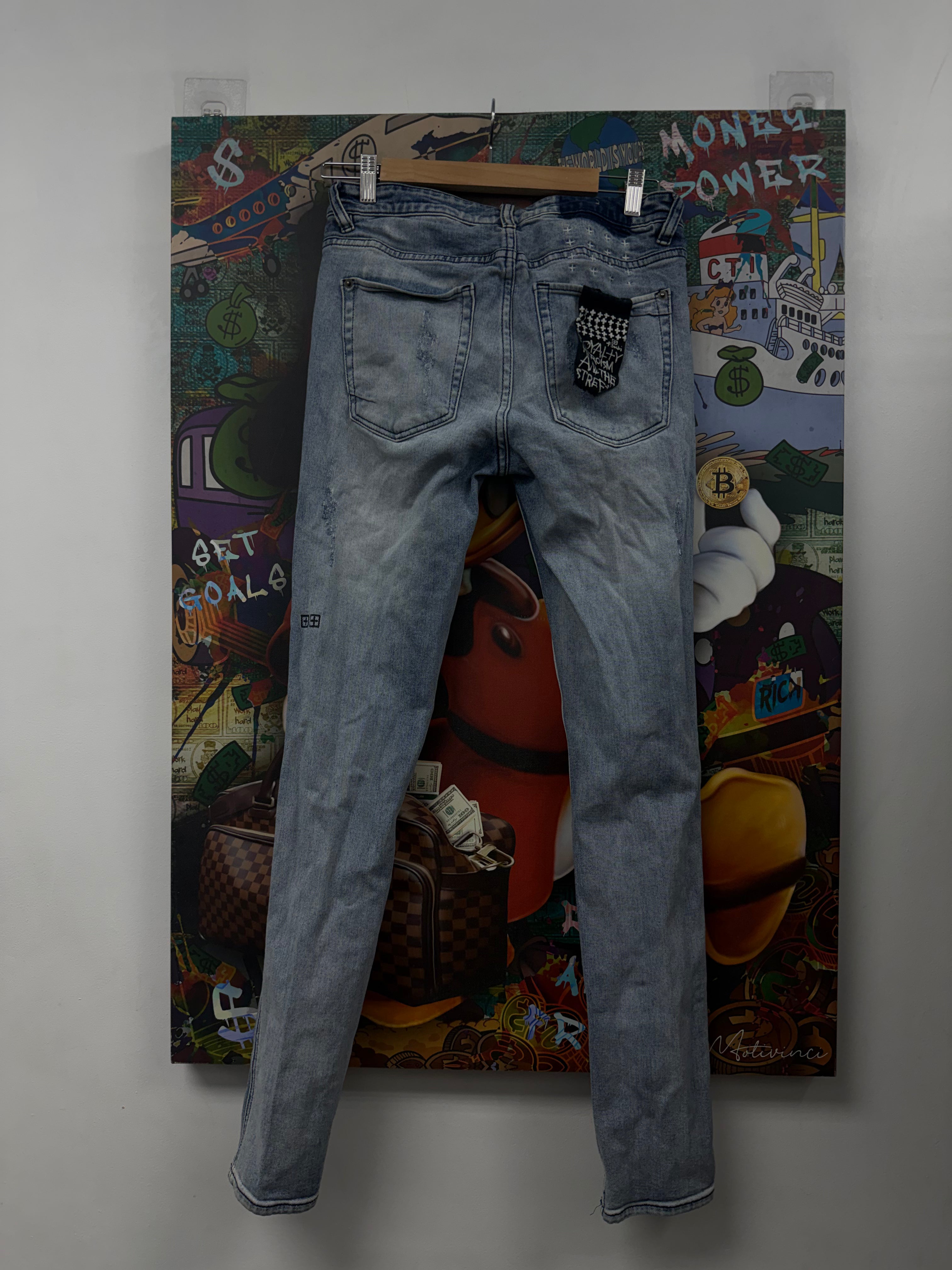 Ksubi Light Wash Ripped Jeans