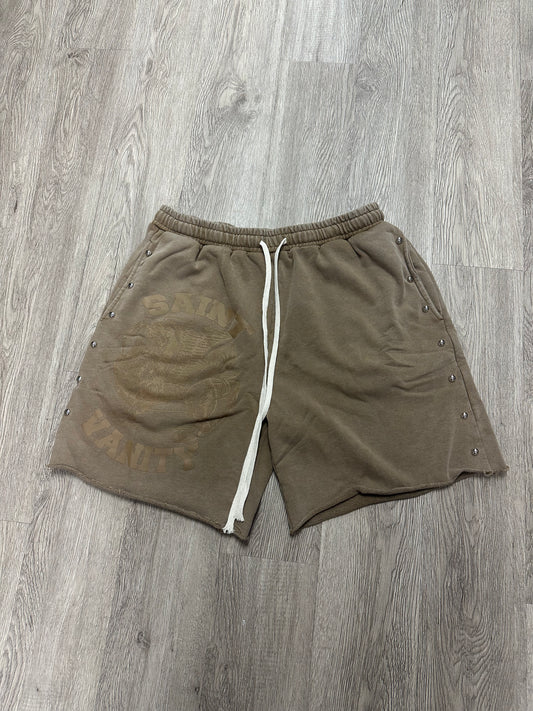 Saint Vanity Terry Cloth Wheat Shorts (S-XXL) New