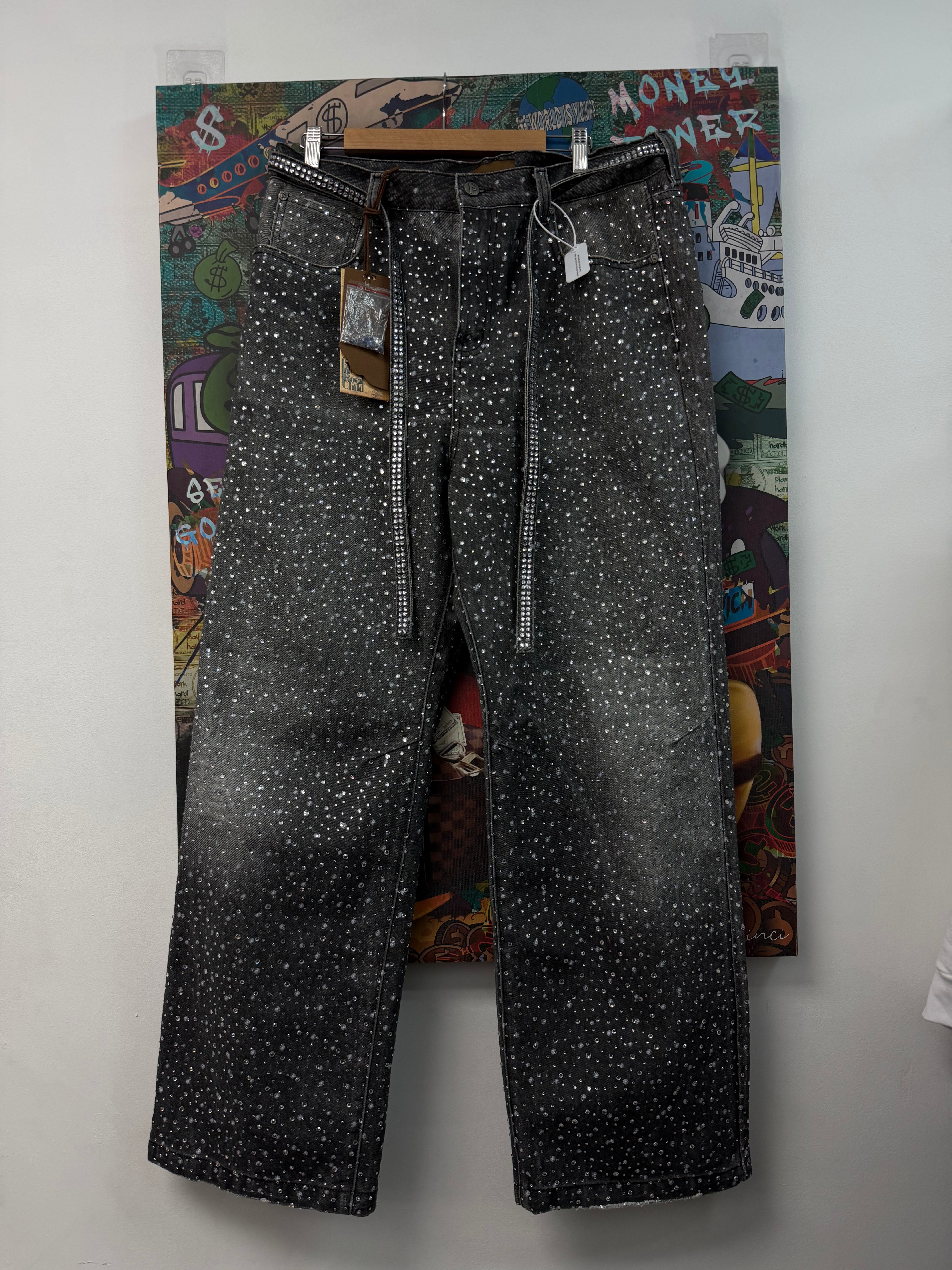 Birth Of A Royal Child Black Stellar Jeans